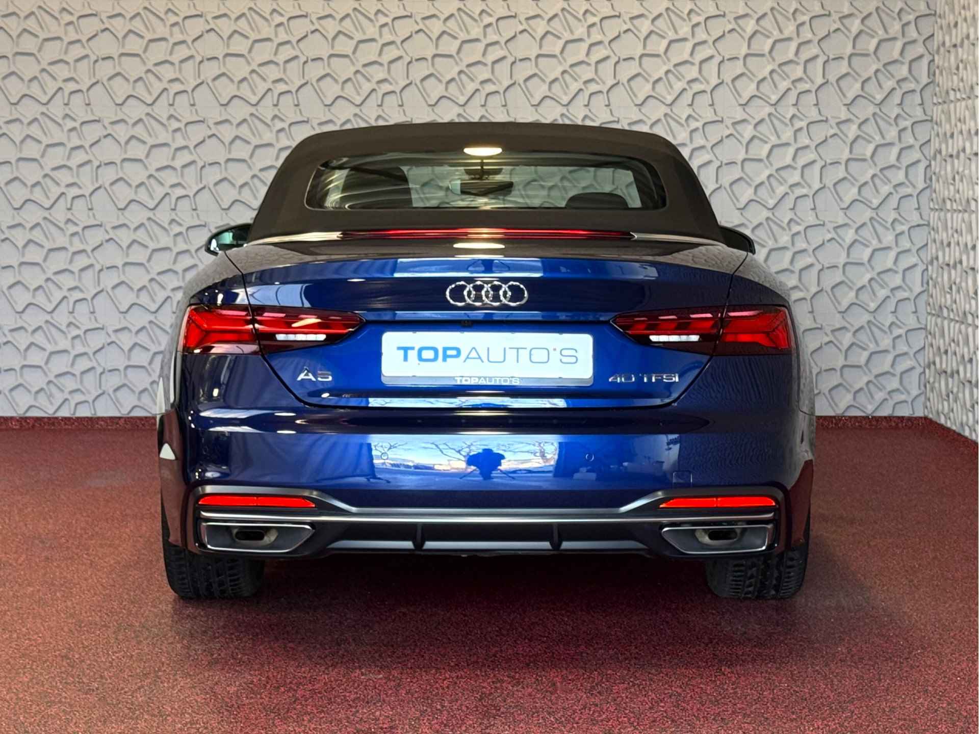 Audi A5 Cabriolet 40 TFSI 204 PK ADVANCED LEER NAVI CAMERA NEK/STOELVERW. ADAP.CRUISE 04/2024 - 9/101