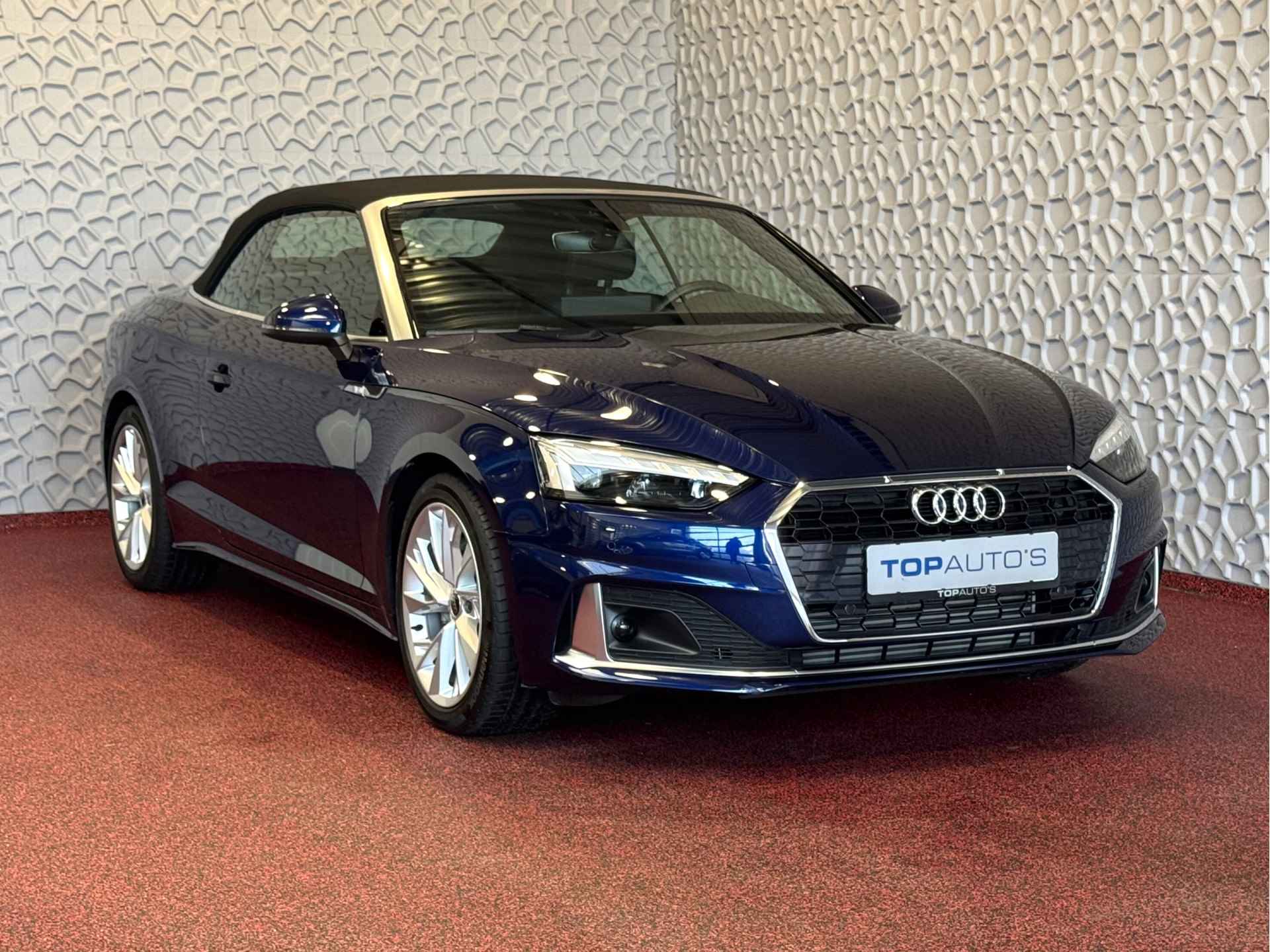 Audi A5 Cabriolet 40 TFSI 204 PK ADVANCED LEER NAVI CAMERA NEK/STOELVERW. ADAP.CRUISE 04/2024 - 68/101