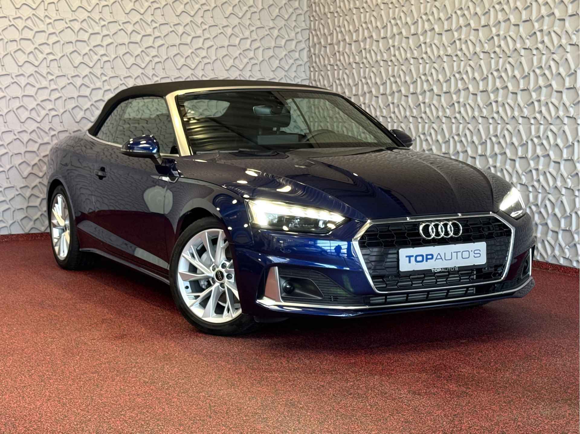 Audi A5 Cabriolet 40 TFSI 204 PK ADVANCED LEER NAVI CAMERA NEK/STOELVERW. ADAP.CRUISE 04/2024 - 69/101