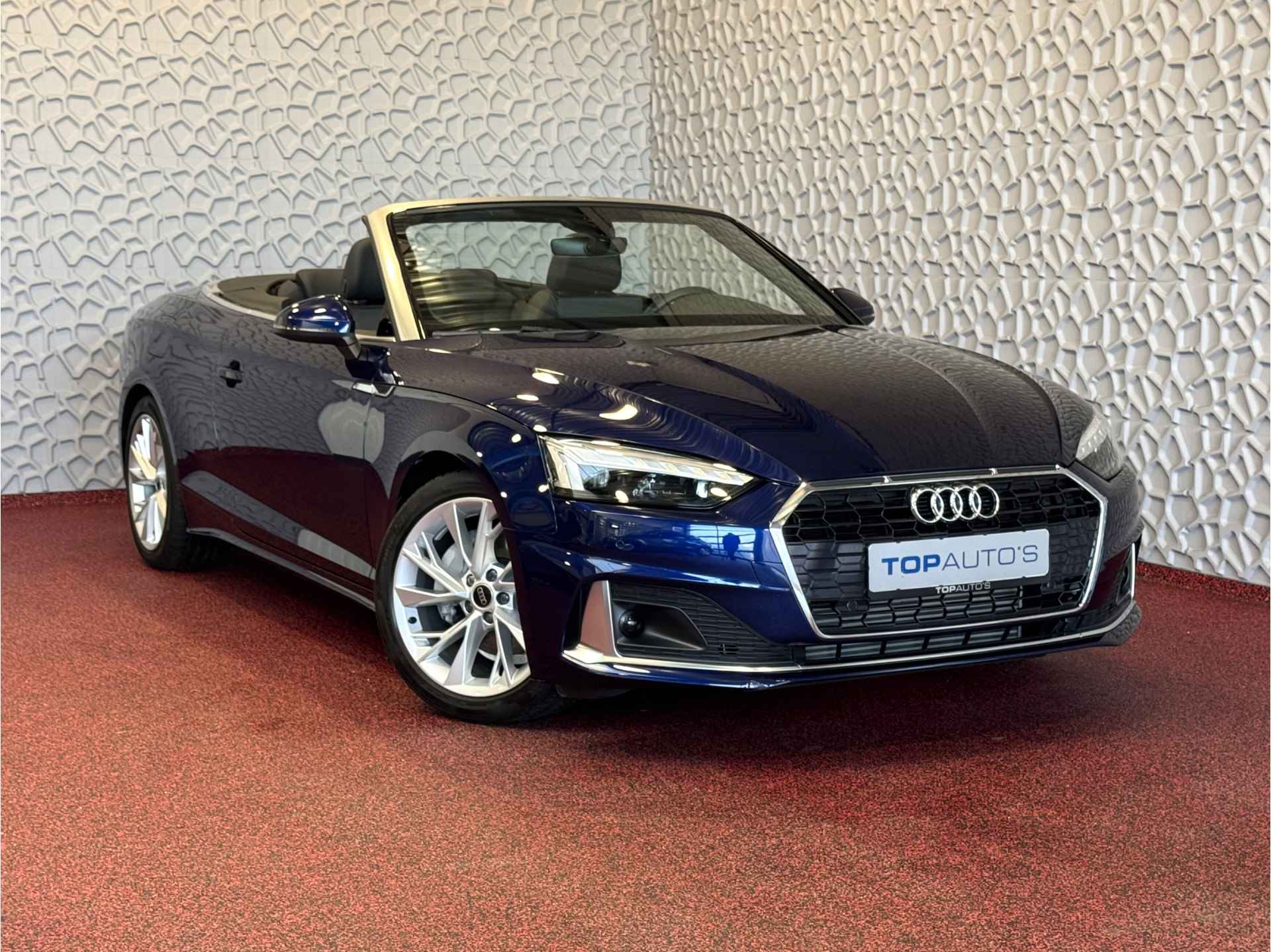 Audi A5 Cabriolet 40 TFSI 204 PK ADVANCED LEER NAVI CAMERA NEK/STOELVERW. ADAP.CRUISE 04/2024 - 82/101