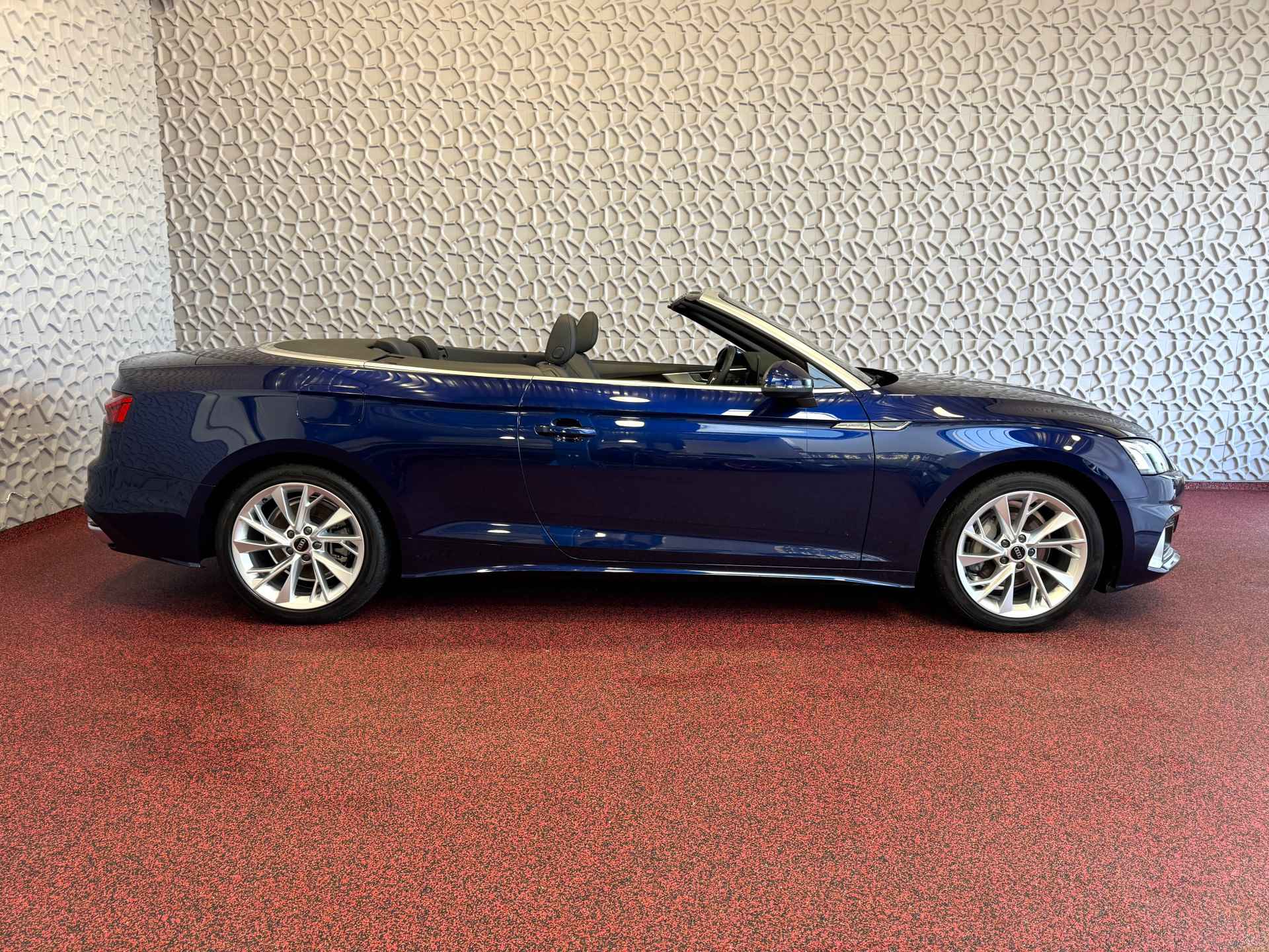 Audi A5 Cabriolet 40 TFSI 204 PK ADVANCED LEER NAVI CAMERA NEK/STOELVERW. ADAP.CRUISE 04/2024 - 83/101