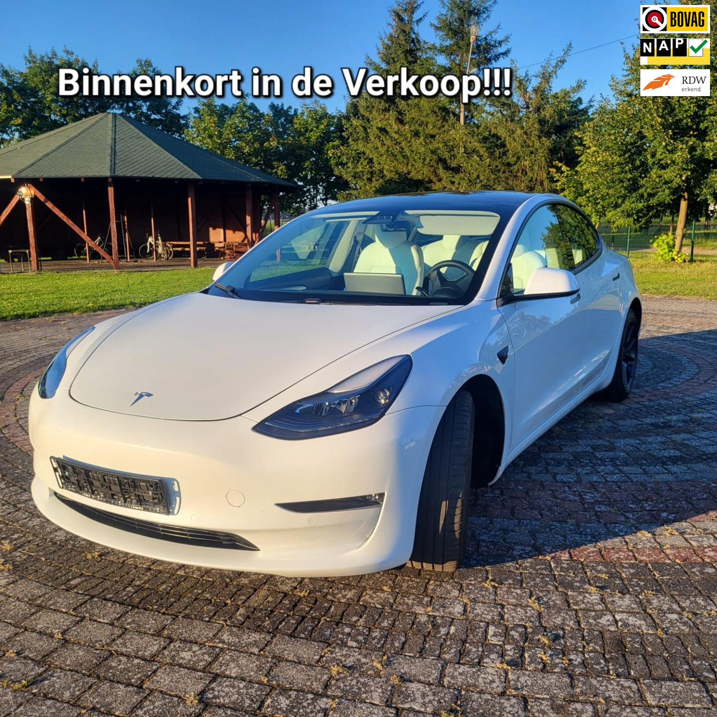 Tesla Model 3 Long Range AWD 75 kWh. 366kw. 497 PK. Dual Motor