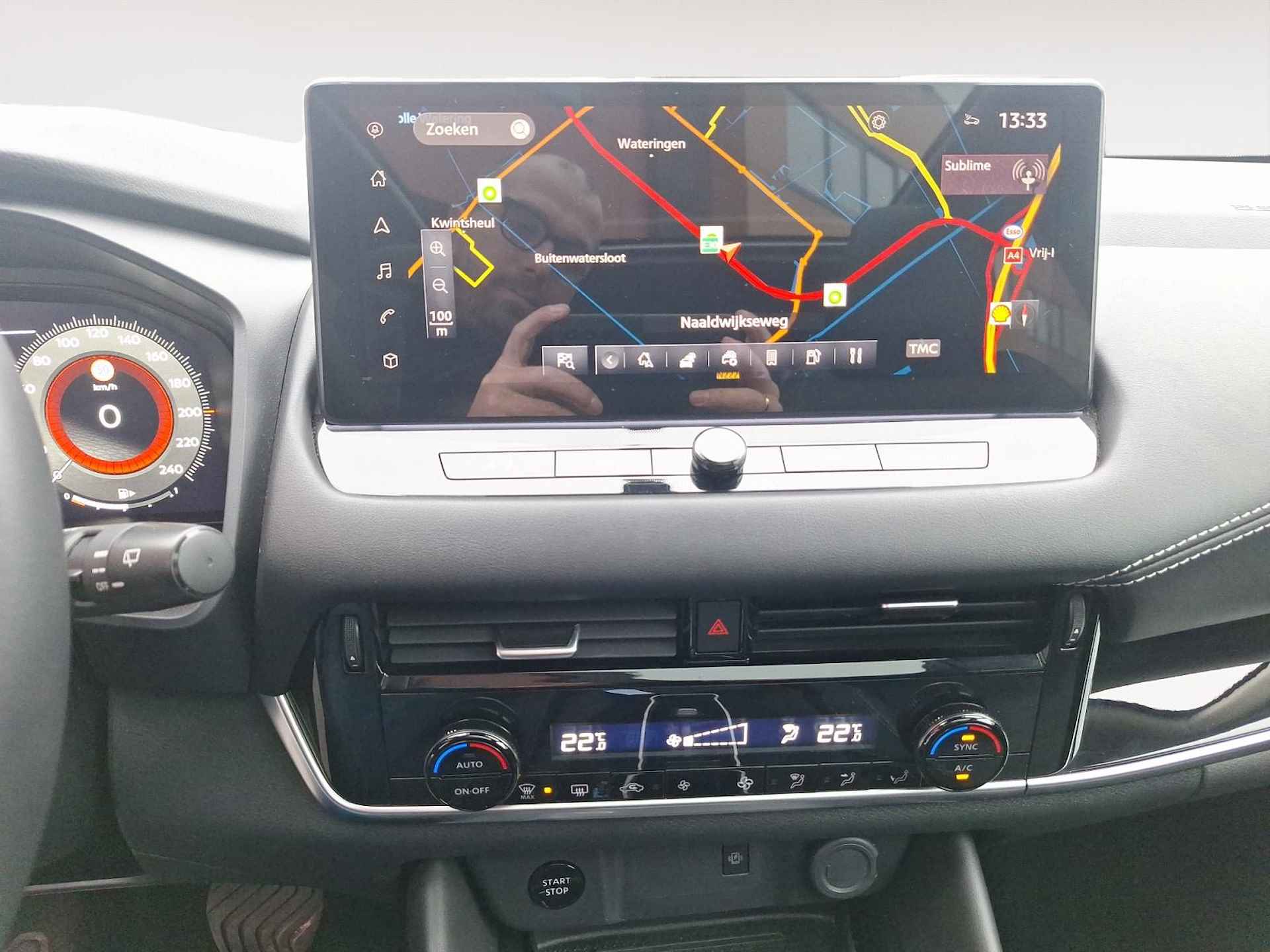 Nissan Qashqai 1.5 e-Power Business Design Navigatie |Apple carplay/Android auto| 360 graden camera| Panoramisch Dak| PDC v+a| Dode hoek sensor| - 16/38