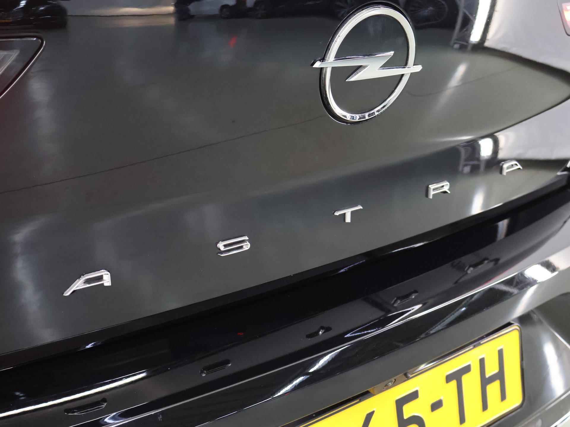 Opel Astra 1.2 Elegance | Comfortstoelen | Navigatie | Keyless |Parkeercamera | Climate Control | Adaptive Cruise Control | Dodehoekdetectie | - 36/38