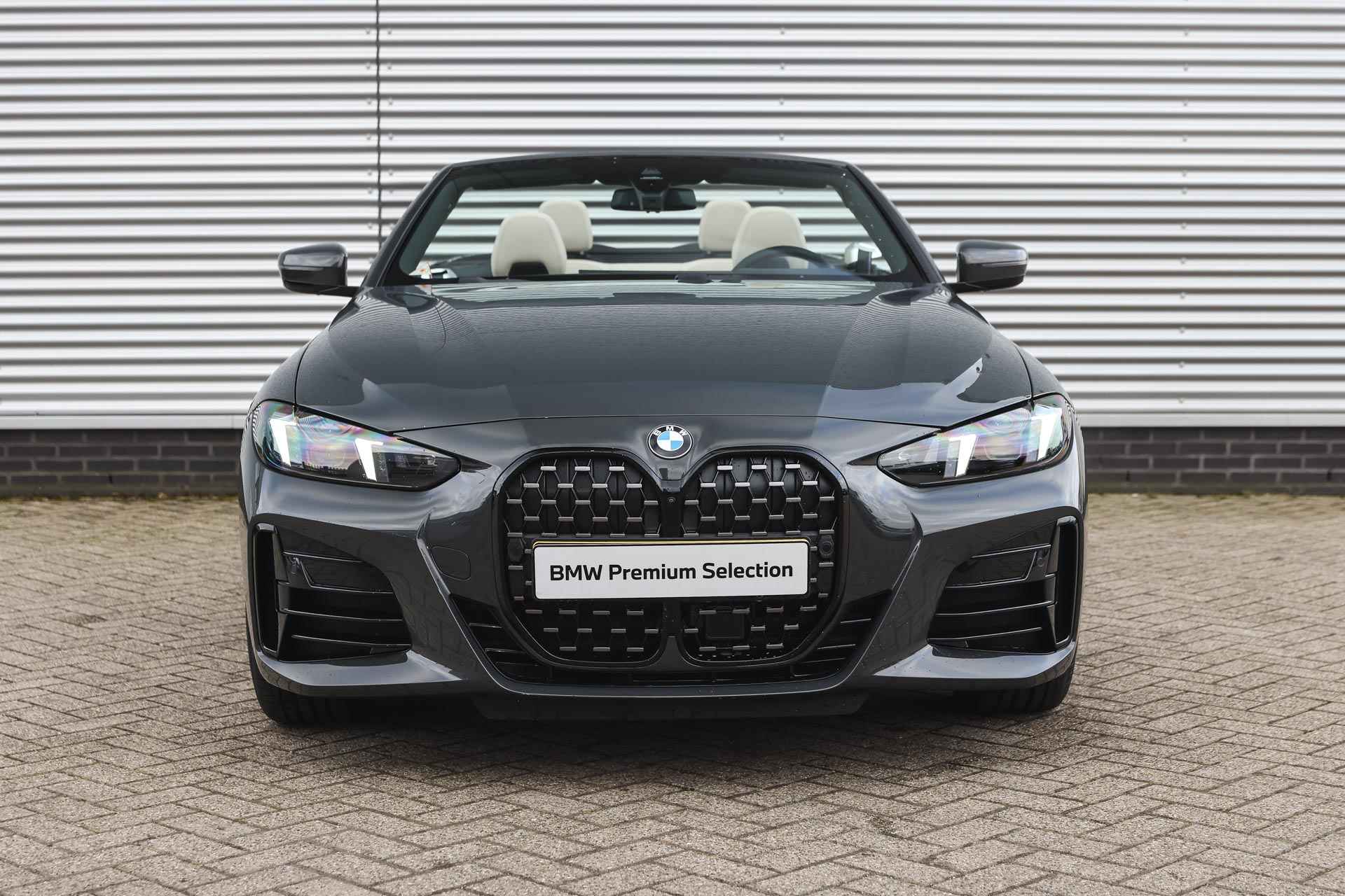 BMW 4 Serie Cabrio 430i xDrive High Executive M Sport Automaat / Live Cockpit Professional / Harman Kardon / Active Cruise Control / Air Collar / Stoelverwarming / Adaptieve LED / Verwarmd stuurwiel - 21/37