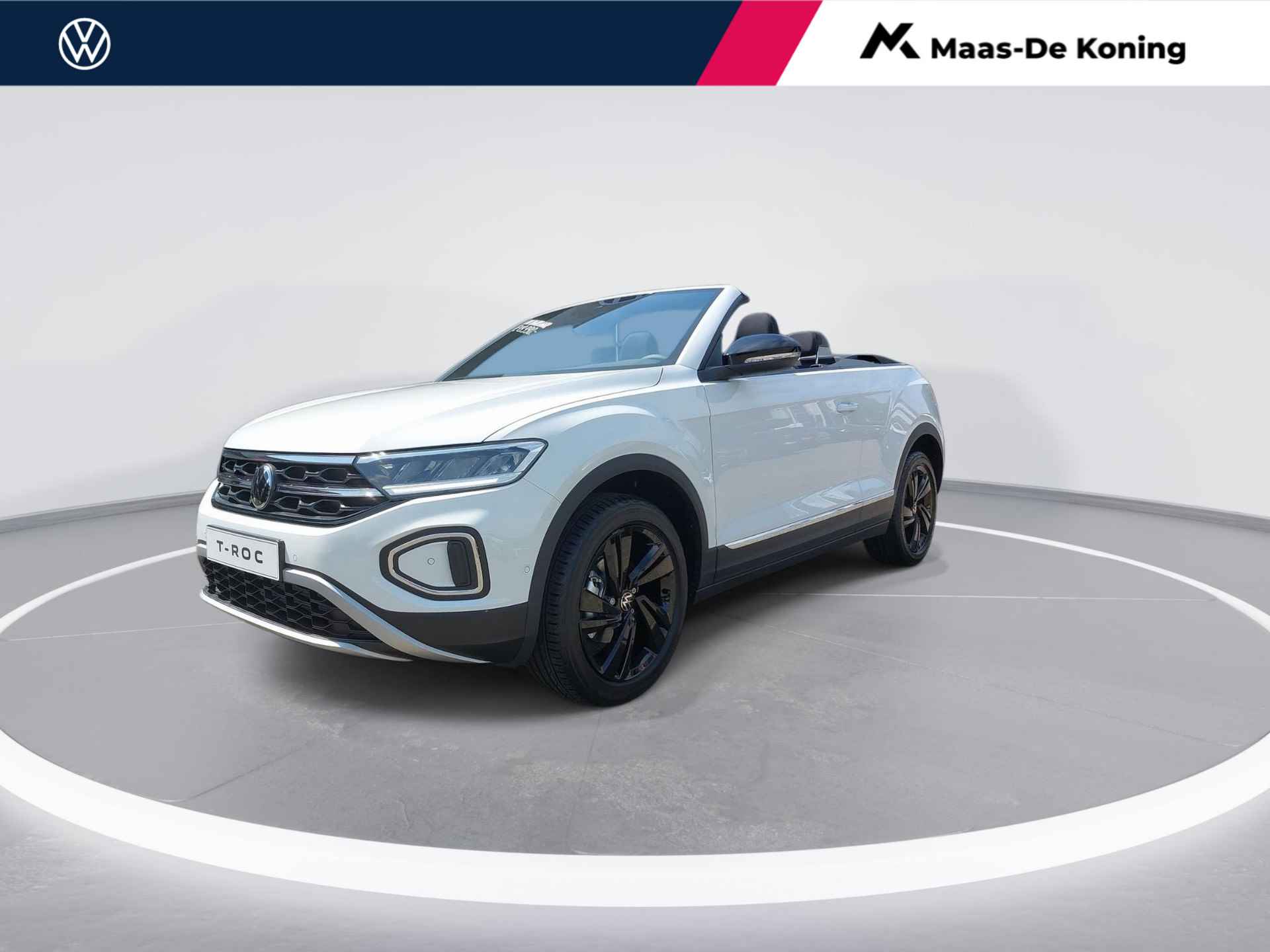 Volkswagen T-Roc Cabrio Style 1.0 TSI 85 kW / 115 pk 6 versn. Hand · Black style pakket · Comfort pakket · Multimedia pakket · - 1/15