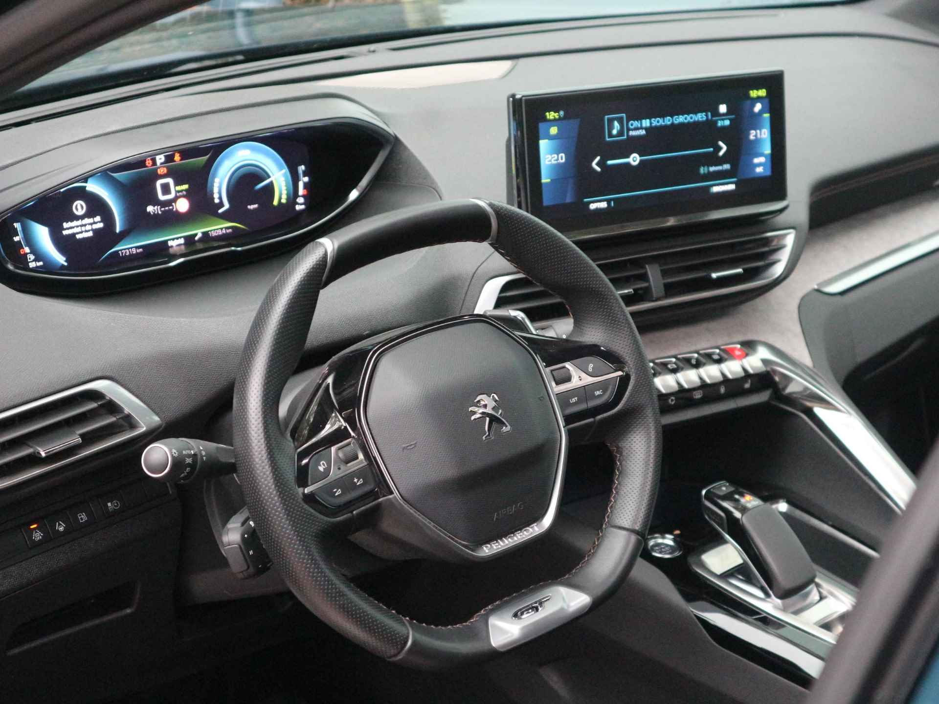 Peugeot 3008 1.6 HYbrid 225 GT / Schuif-/kanteldak / HiFi Audio / Stoelverwarming - 9/38