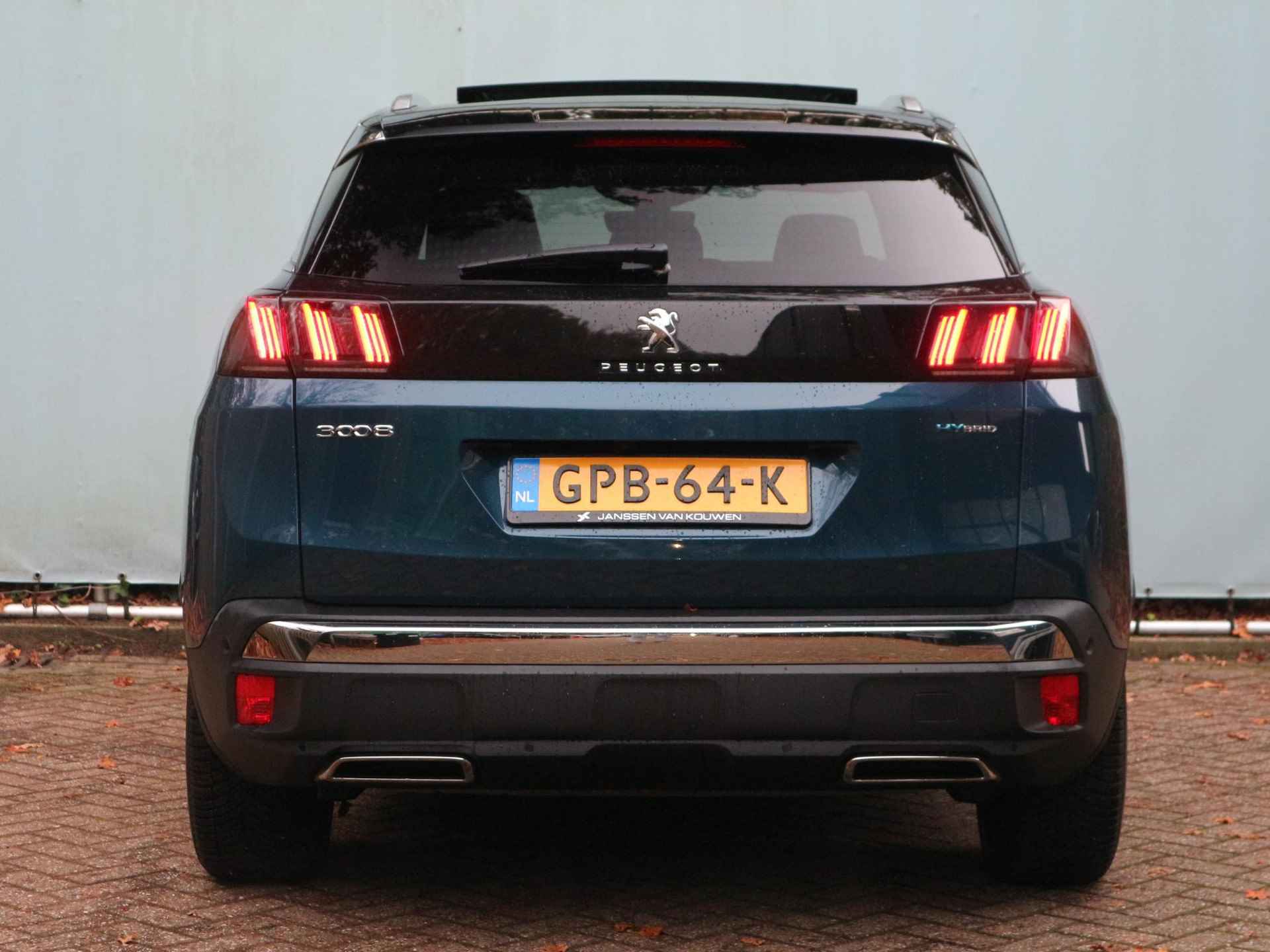 Peugeot 3008 1.6 HYbrid 225 GT / Schuif-/kanteldak / HiFi Audio / Stoelverwarming - 31/38