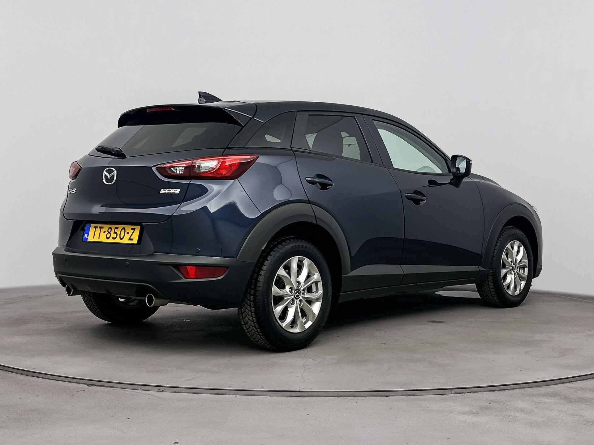 Mazda CX-3 2.0 SkyActiv-G 120 Dynamic AUTOMAAT! | Stoelverwarming | Airco | Navigatie | - 3/33