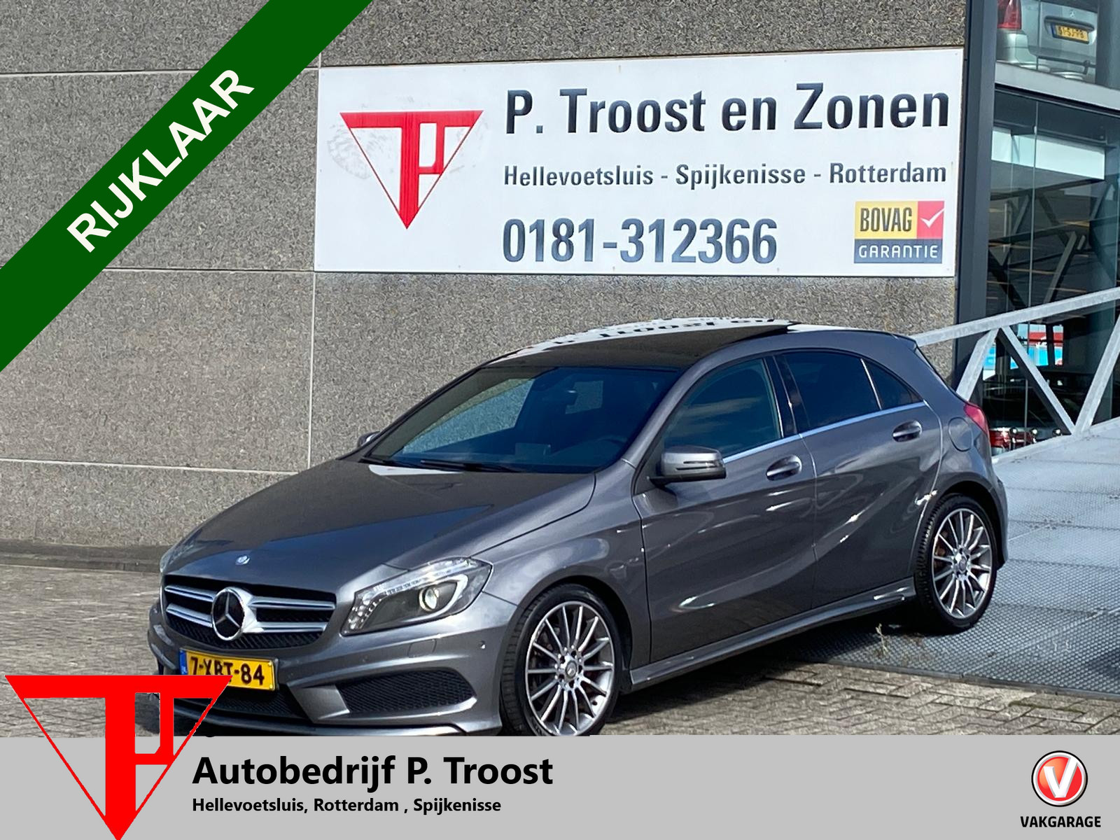 Mercedes-Benz A-Klasse 180 Ambition Comfort Orig.Ned auto/AMG pakket/Panoramadak/Navigatie/Climate control/Cruise control/Parkeersensoren/Spiegel verwa