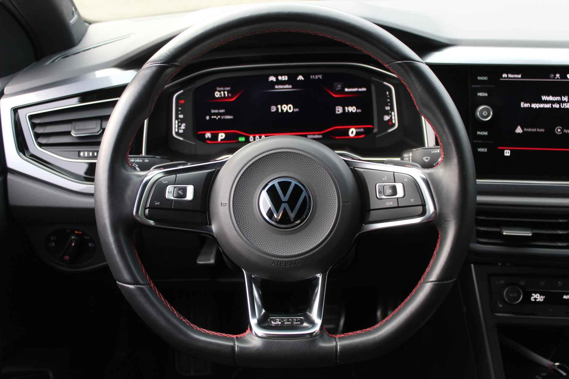 Volkswagen Polo 2.0 TSI GTI Virtueel dashboard/Beats/Apple carplay/Climate control/Cruise control/Parkeersensoren/Stoelverwarming/Led koplampen/ - 14/30