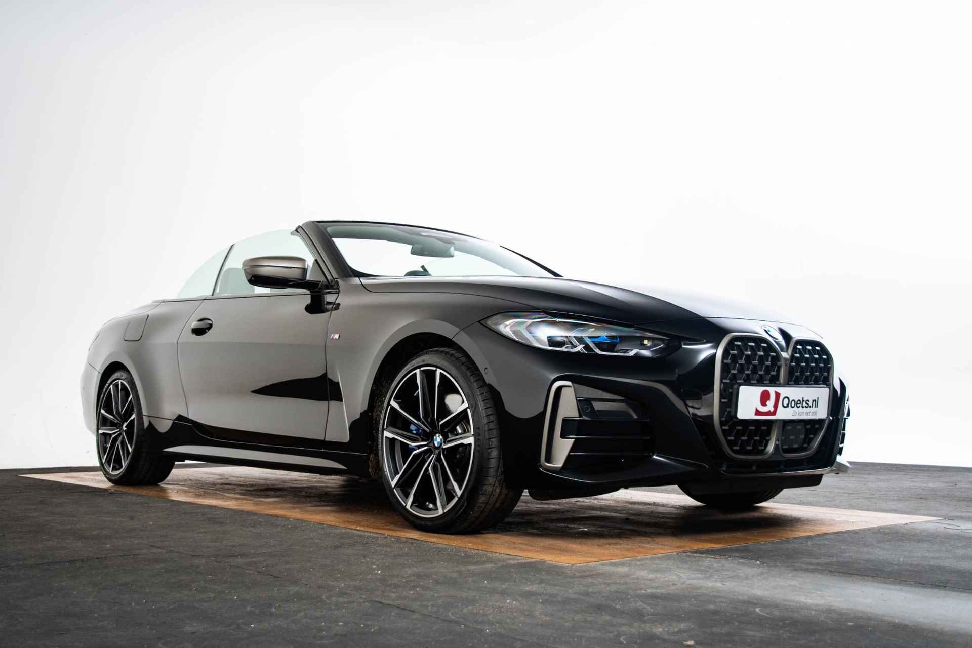 BMW 4-serie Cabrio M440i xDrive Driving/Parking Assistant Professional - Harman Kardon - Comfort Access - Stoelverwarming - M Sportrem/onderstel/sportdifferentieel - Laser - Air collar - 27/80