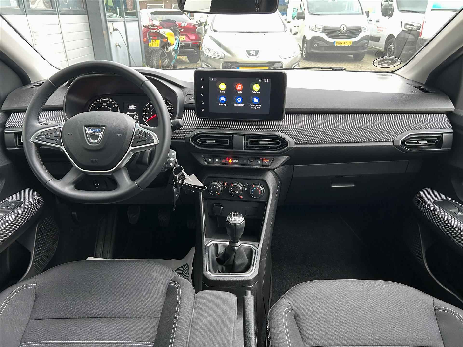 Dacia Sandero 1.0 TCe 90pk, Carplay, Cruise, Cam. Stoelverw. - 12/36