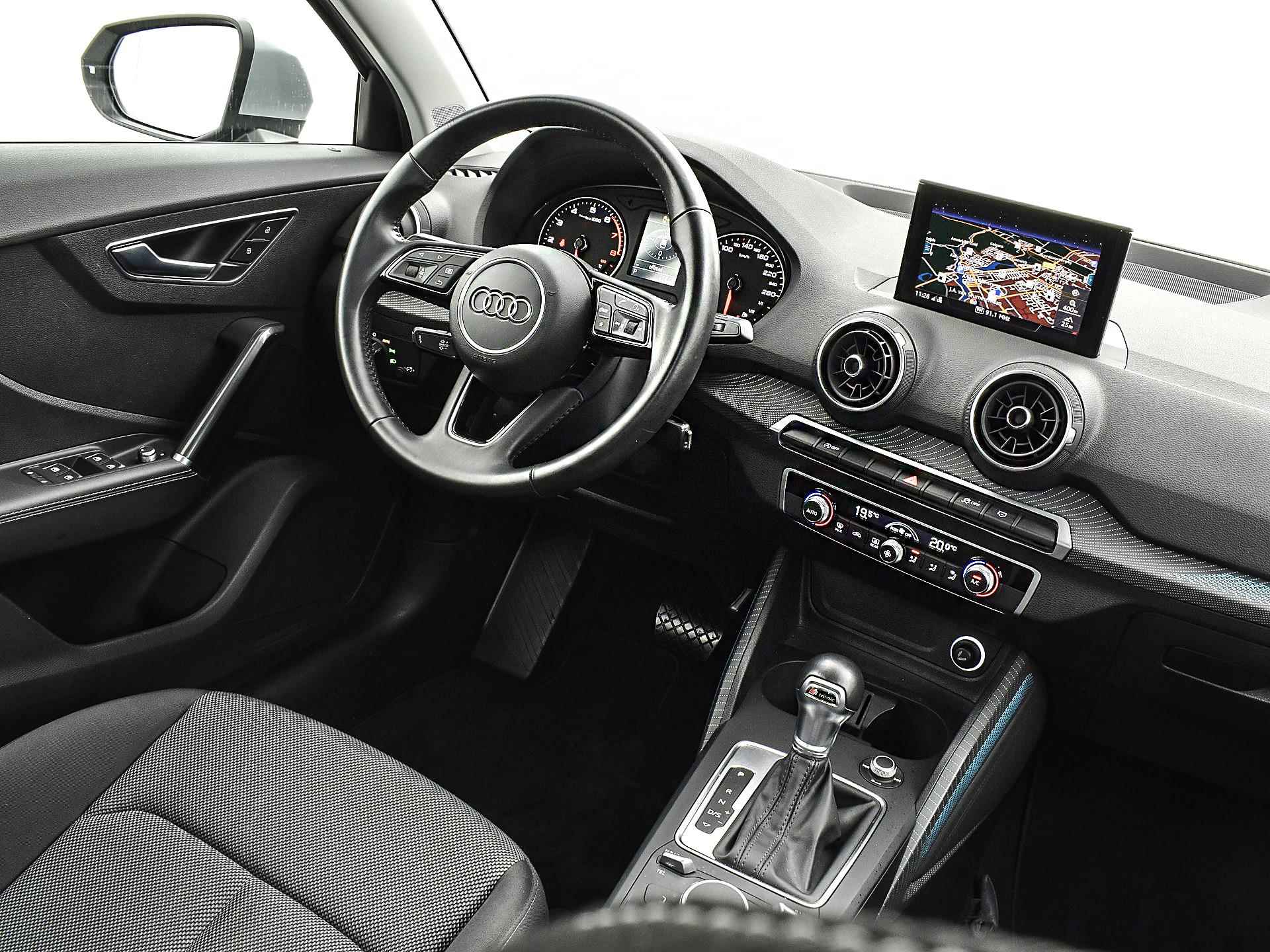 Audi Q2 1.4 TFSI 150pk S-Tronic CoD #limited | Navigatie | Clima | Cruise Control | P-Sensoren | Bluetooth | 18"Velgen | 12 maanden BOVAG Garantie - 12/27