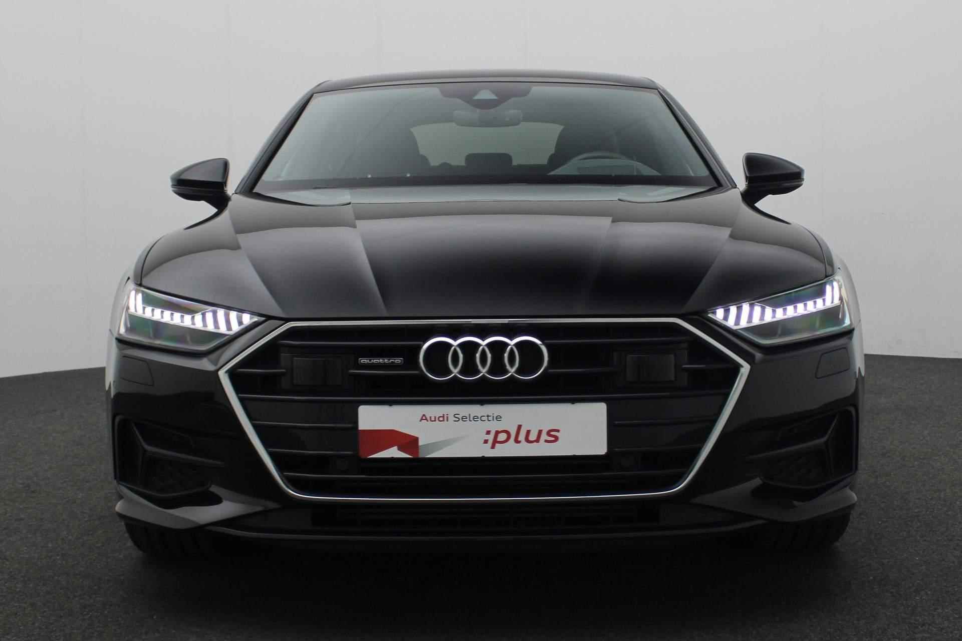 Audi A7 Sportback 50 TFSI e 299PK S-tronic quattro Pro Line Plus | HD Matrix LED | HUD | Keyless | Valcona leder | Camera | ACC | 20 inch - 19/45