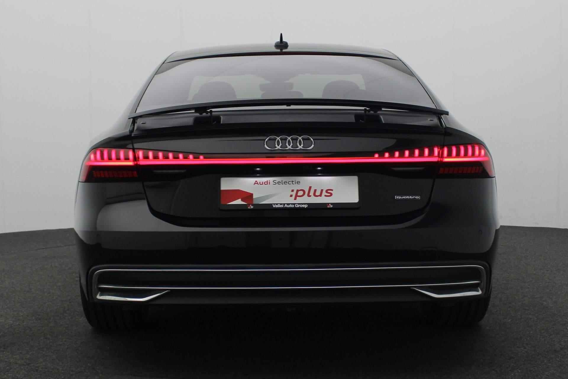 Audi A7 Sportback 50 TFSI e 299PK S-tronic quattro Pro Line Plus | HD Matrix LED | HUD | Keyless | Valcona leder | Camera | ACC | 20 inch - 20/45