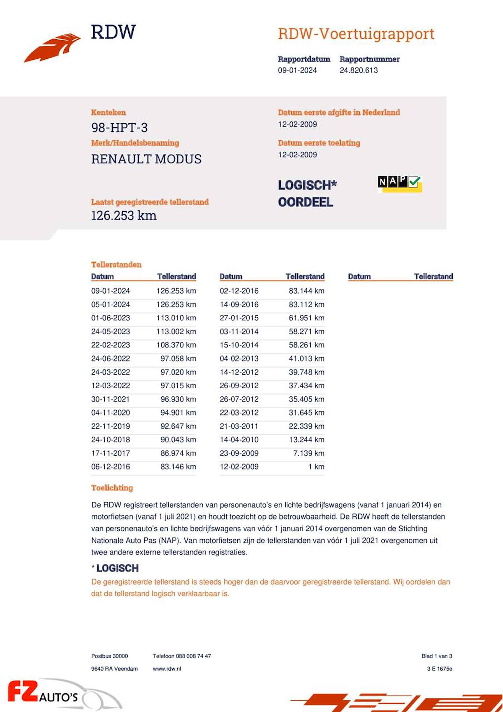 Renault Modus 1.2 TCE Expression | Hoge instap | Metallic | - 21/28