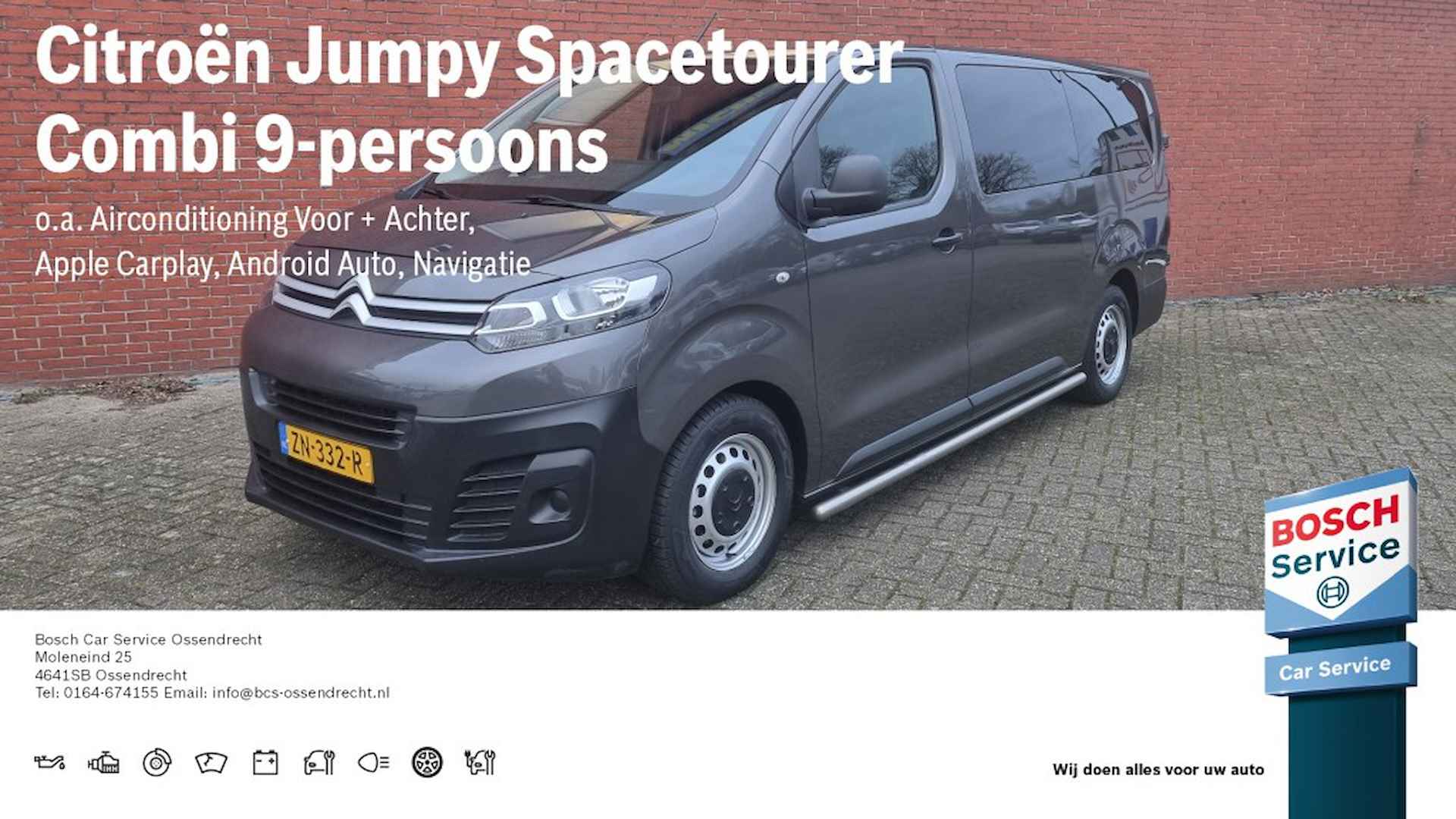 CITROEN Jumpy Jumpy Spacetourer, Airco Voor + Achter, Apple Carplay, Android A