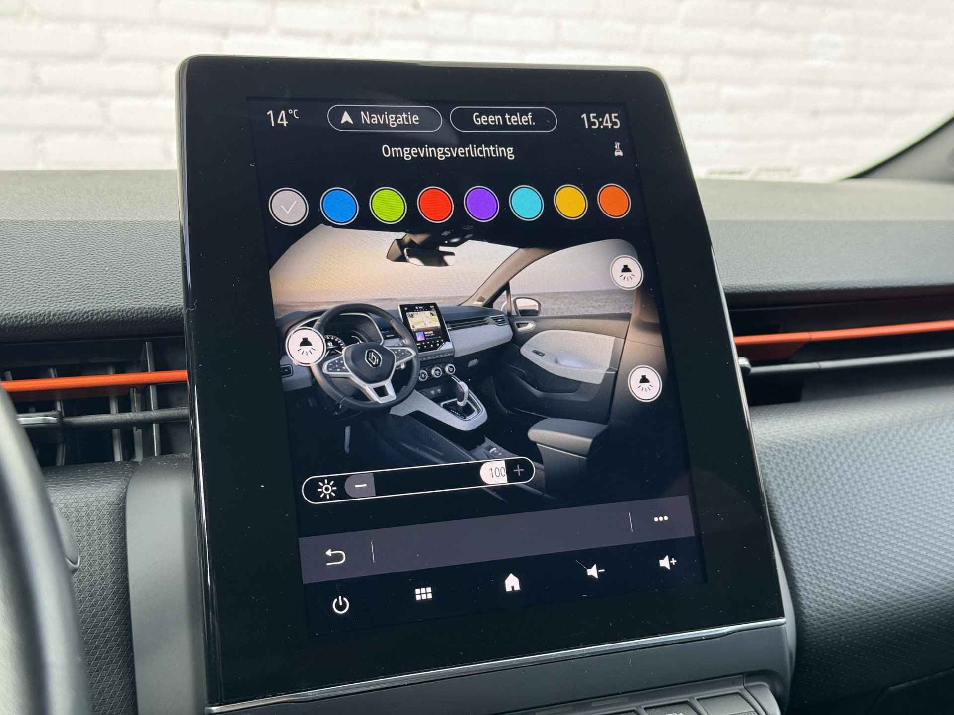 Renault Clio 1.6 E-Tech Hybrid 140 Intens Automaat / BOSE / 360 Camera / Apple Carplay & Android Auto / Dode Hoek Detectie / Navigatie / Cruise / Clima / Parkeer Assistent / Parkeersensoren / Lane Assist / - 44/51