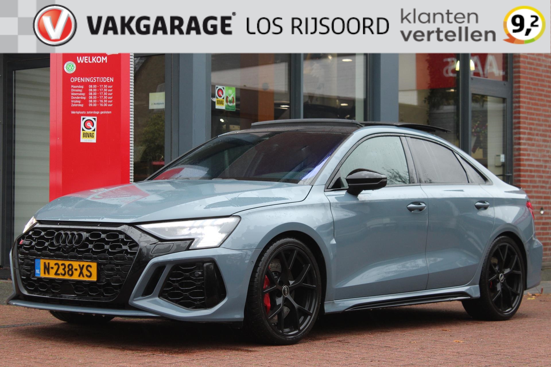 Audi Rs3 2.5TFSI 400PK Quattro Sedan | Origineel |  Top! | Schuifdak | Camera | HUD | B&O | Carplay | Adaptive Cruise & Climate Control | Alcantara Steer |