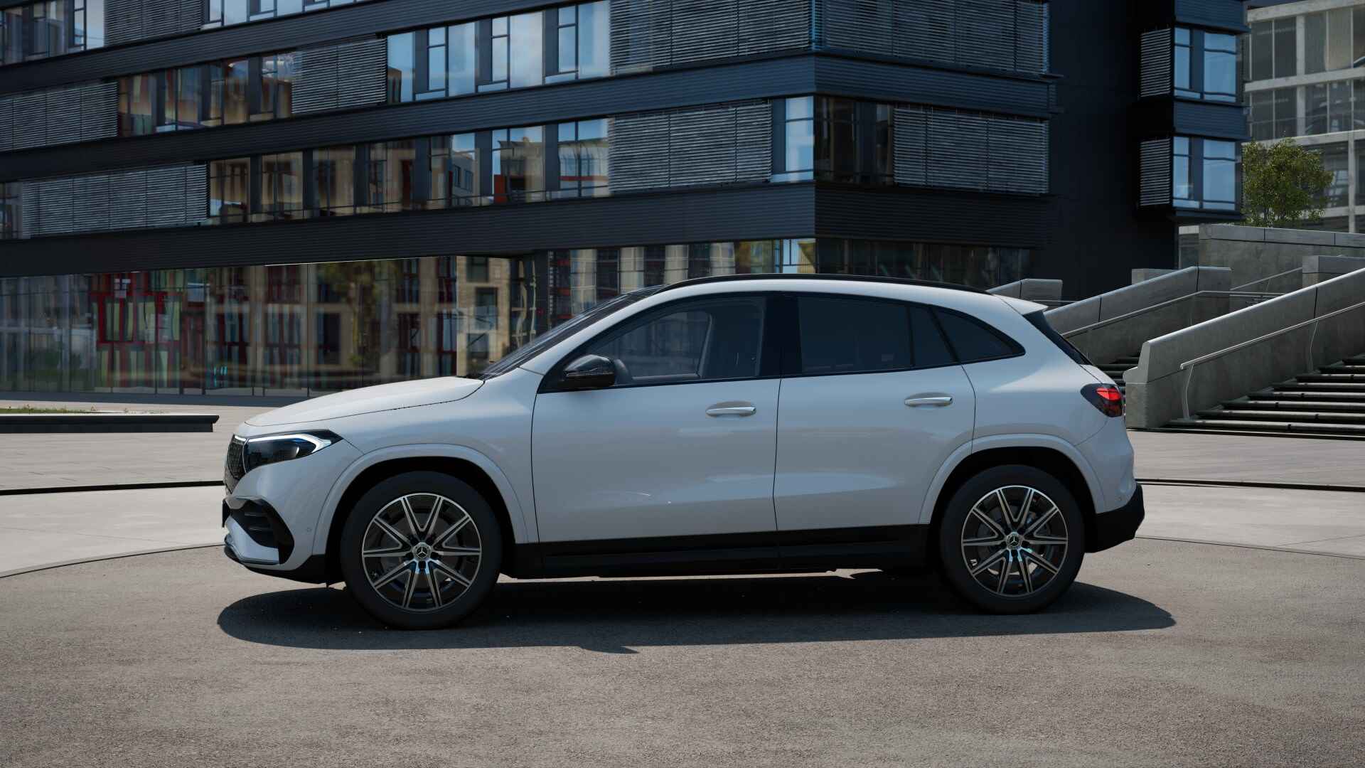 Mercedes-Benz EQA 250+ AMG Line 71 kWh | Nightpakket | Parkeerpakket met achteruitrijcamera | KEYLESS-GO comfort pakket | Winter pakket | GUARD 360° Voertuigbescherming Plus | EASY PACK achterklep | - 8/25