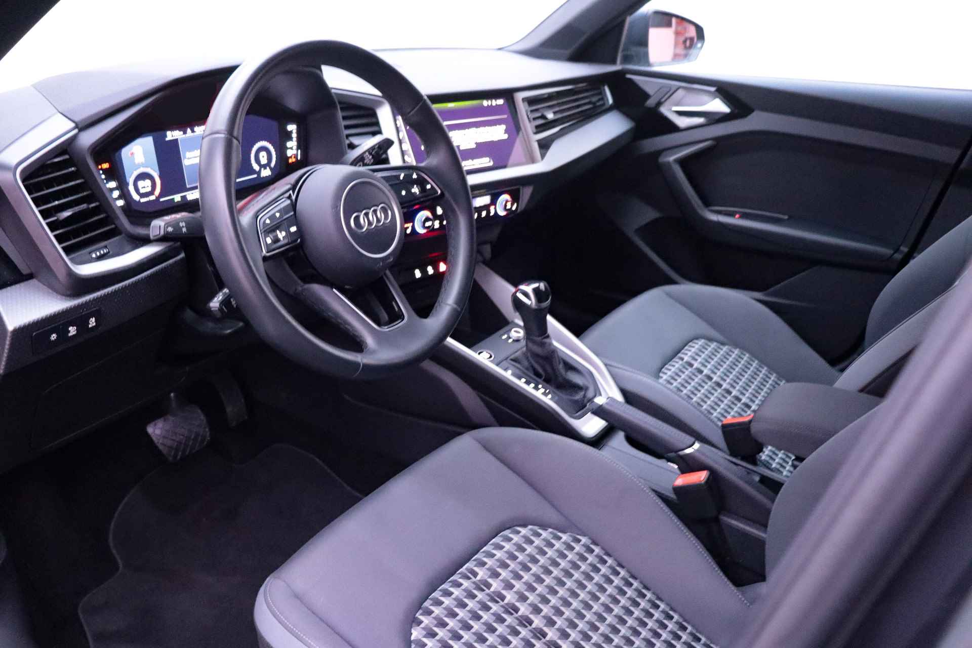 Audi A1 Sportback 30TFSI S-Tr. Sport Edition FULL LED/DIGI DASH/CARPLAY/BLINDSPOT/STOELVERW/KEYLESS/CLIMA/CRUISE/PDC V+A/LMV - 15/26