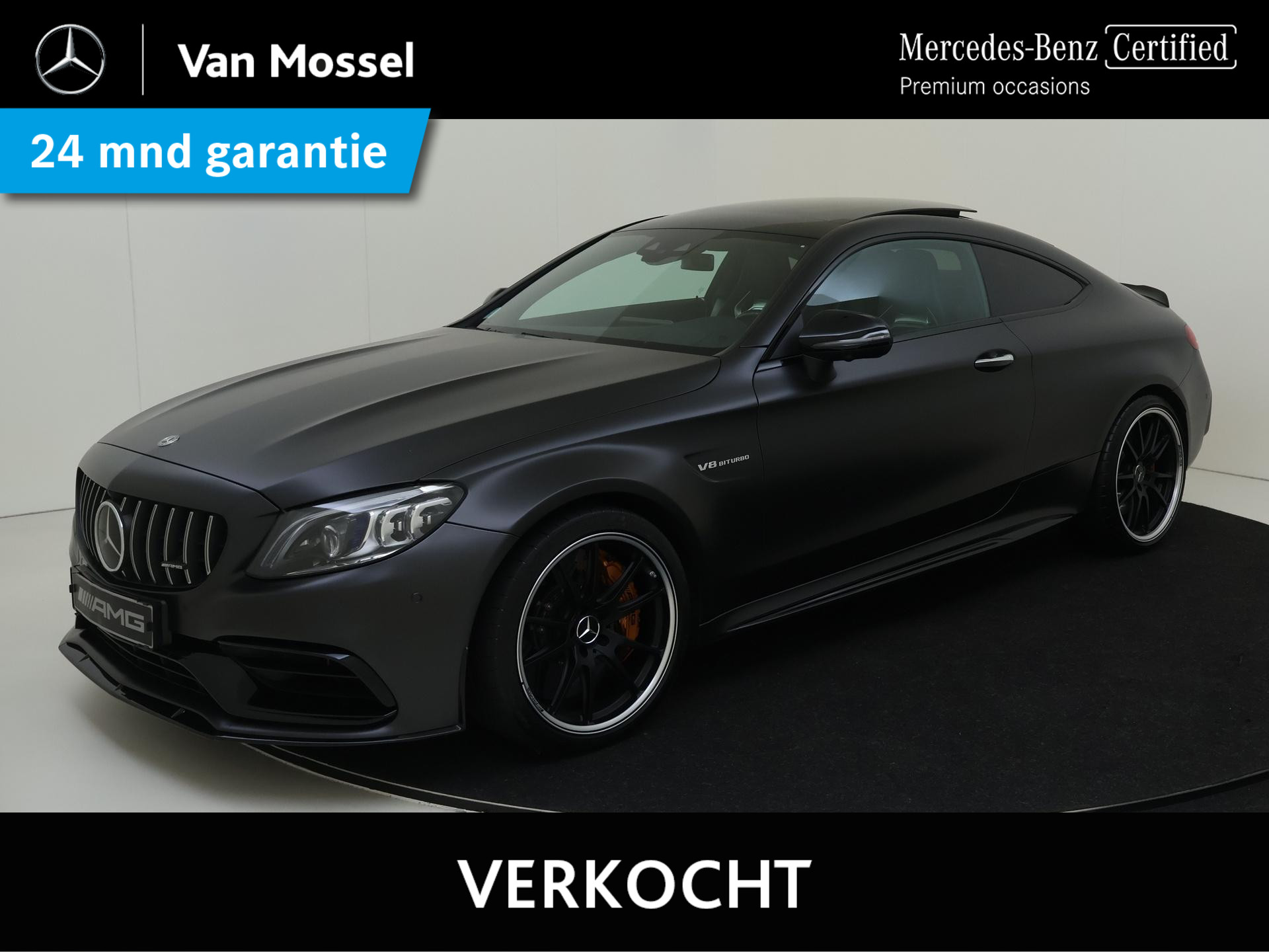 Mercedes-Benz C63 AMG S Coupé Premium Plus Pack / Panoramadak/ Keramisch/ Carbon/ Burmester/ Perf. Stoelen/ Carbon/ NL Auto/ 1e eigenaar!