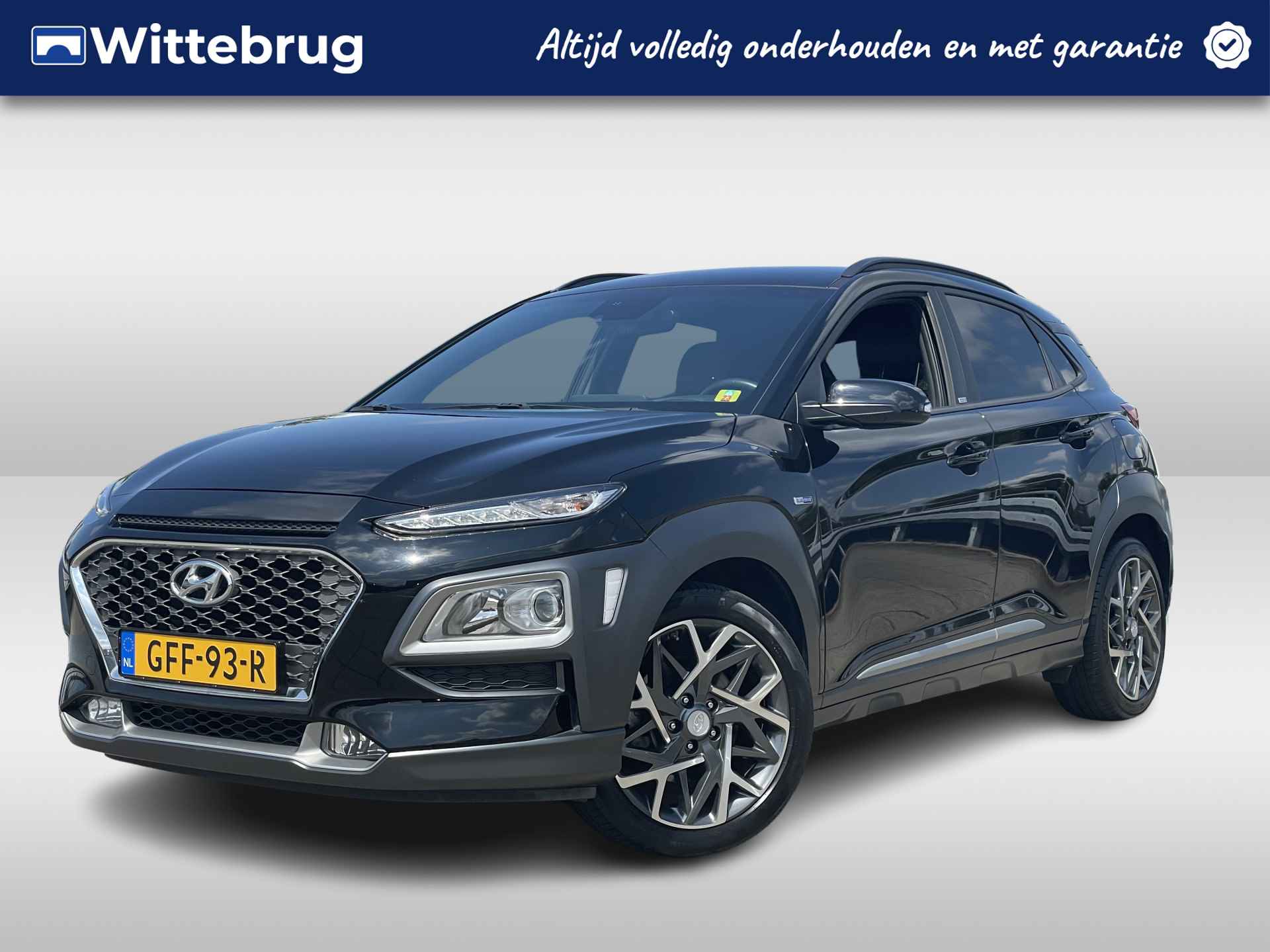 Hyundai KONA 1.6 GDI HEV 1st Edition | Halflederen interieur | 18inch Lichtmetalen velgen | Rijklaarprijs! | - 1/38