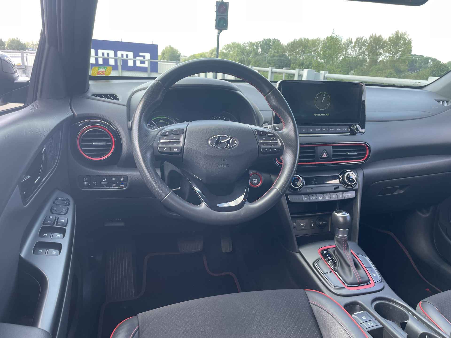 Hyundai KONA 1.6 GDI HEV 1st Edition | Halflederen interieur | 18inch Lichtmetalen velgen | Rijklaarprijs! | - 15/38