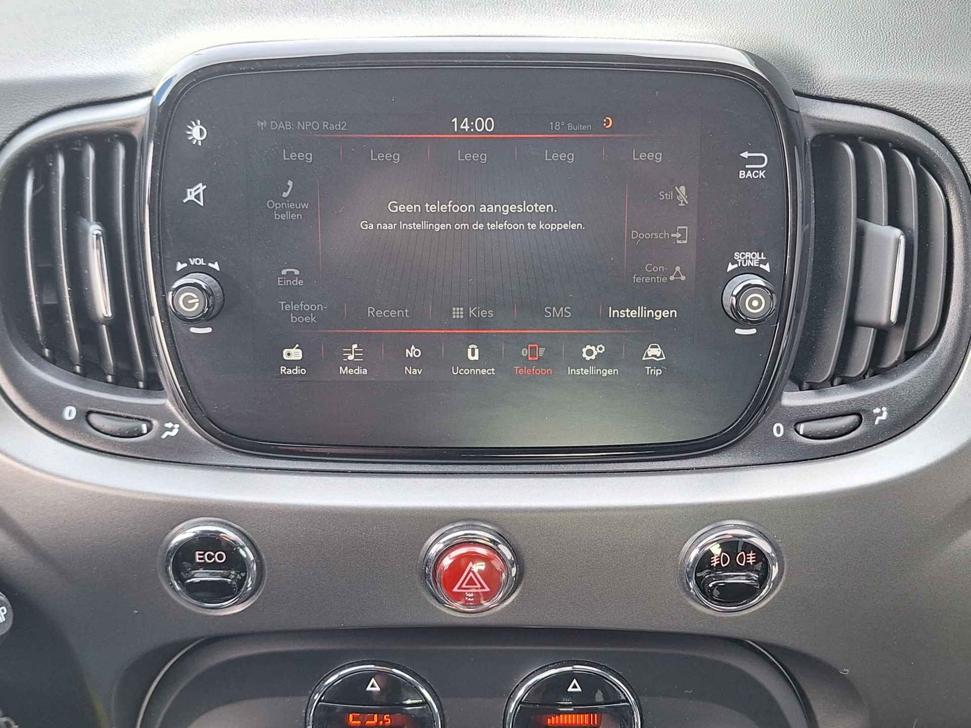 Fiat 500 0.9 TwinAir Turbo Sport | Navigatie | Parkeersensoren | Cruise Control | Climate Control | Apple Carplay en Android Auto | - 20/43