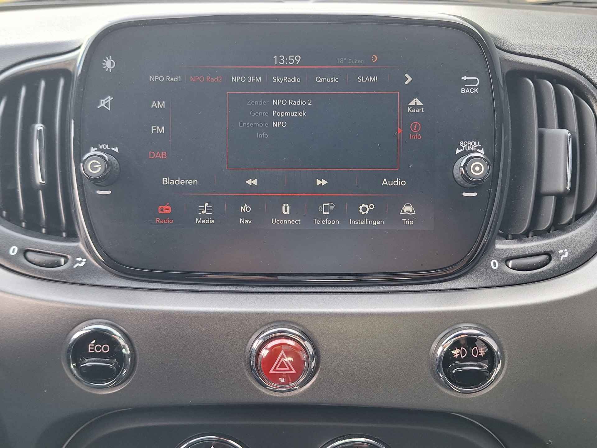 Fiat 500 0.9 TwinAir Turbo Sport | Navigatie | Parkeersensoren | Cruise Control | Climate Control | Apple Carplay en Android Auto | - 21/43