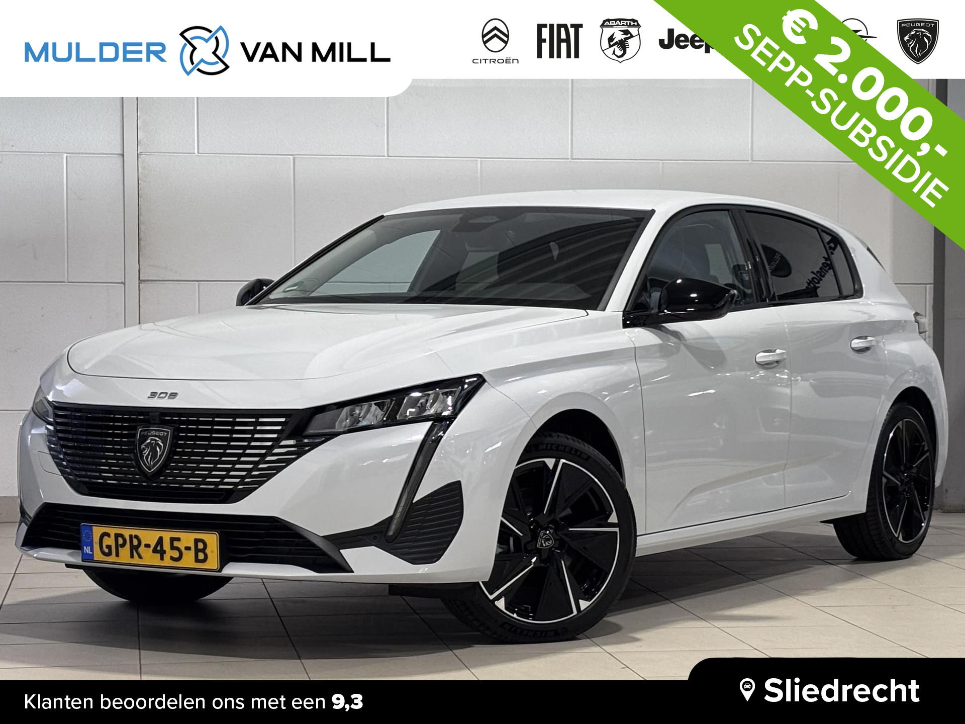 Peugeot e-308 5-deurs Allure Pack EV 54kWh 156pk AUTOMAAT | NAVI | 360° CAMERA | STOEL + STUURVERW. | ADAPTIVE CRUISE | SMART KEYLESS | DAB+ |