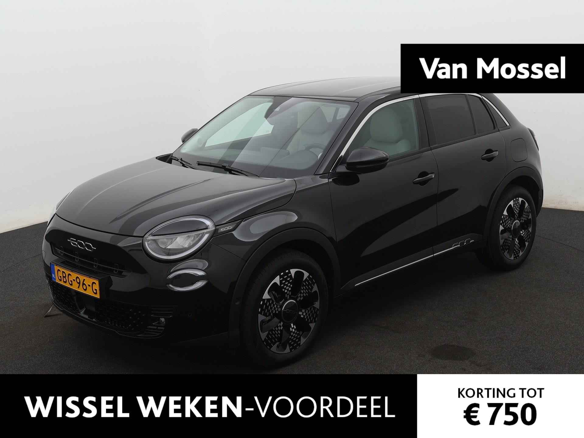 Fiat 600 1.2 Hybrid 100 La Prima | Navigatie | Apple carplay/Android |  Adaptieve cruise control | Lichtmetalen velgen - 1/19