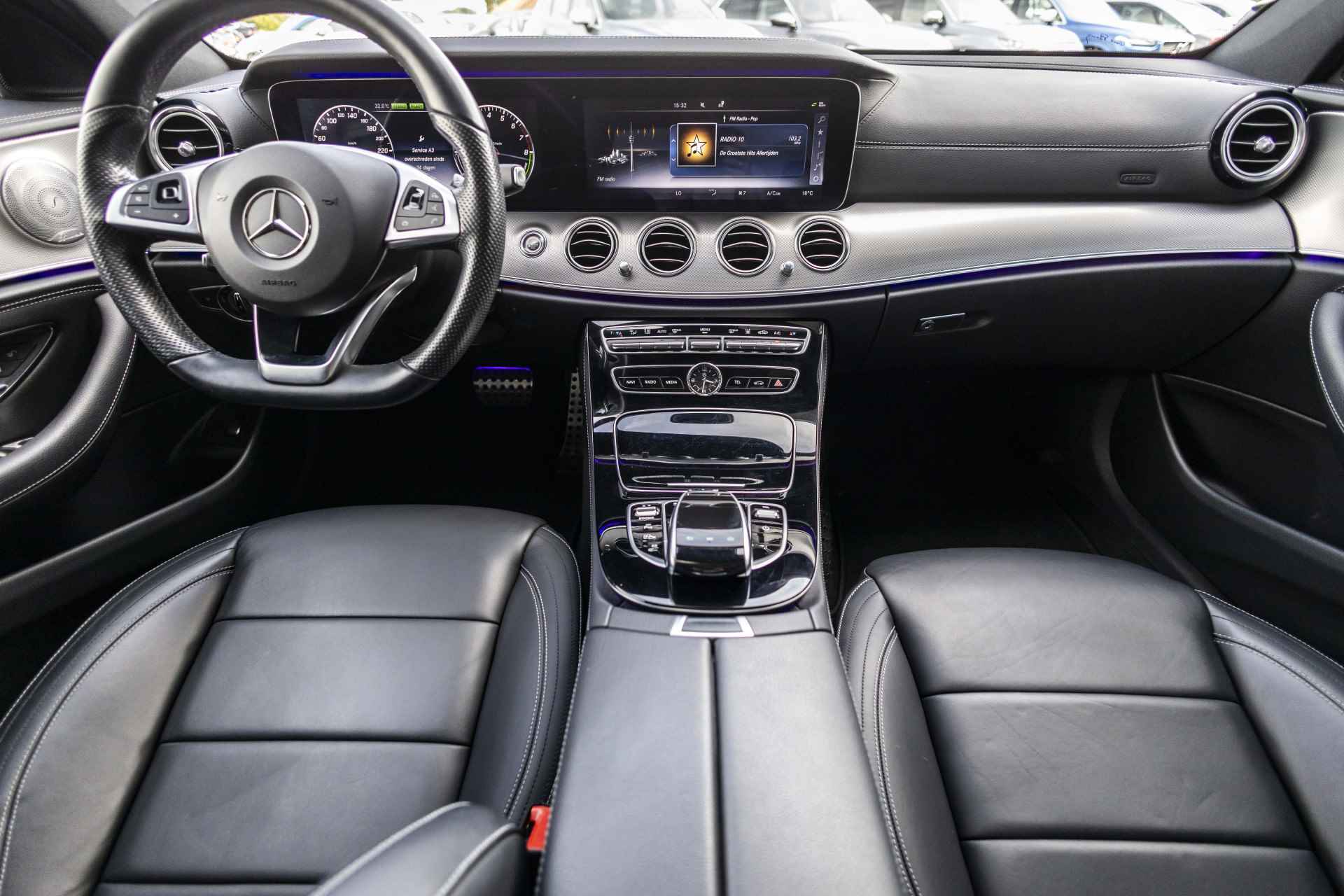 Mercedes-Benz E-Klasse 350 e Business Solution AMG | Pano | Burmester | 360-camera | Leder - 35/44