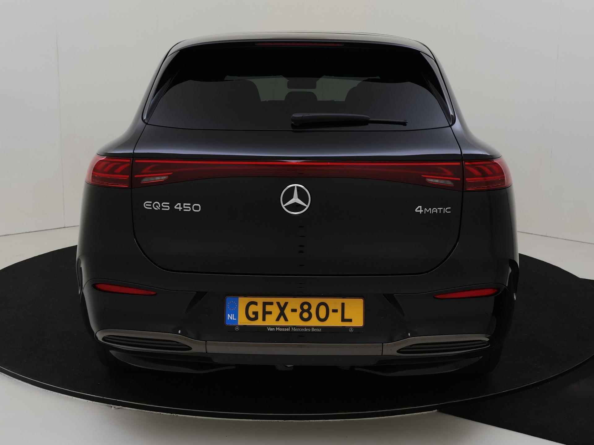 Mercedes-Benz EQS SUV 450 4MATIC AMG Line 7p 108 kWh / Stoelverwarming / Stoelverkoeling / Memory-Stoelen / Night-Pakket / Panaroma-schuifdak / 360Graden-Camera / Achteras-Besturing / - 8/35