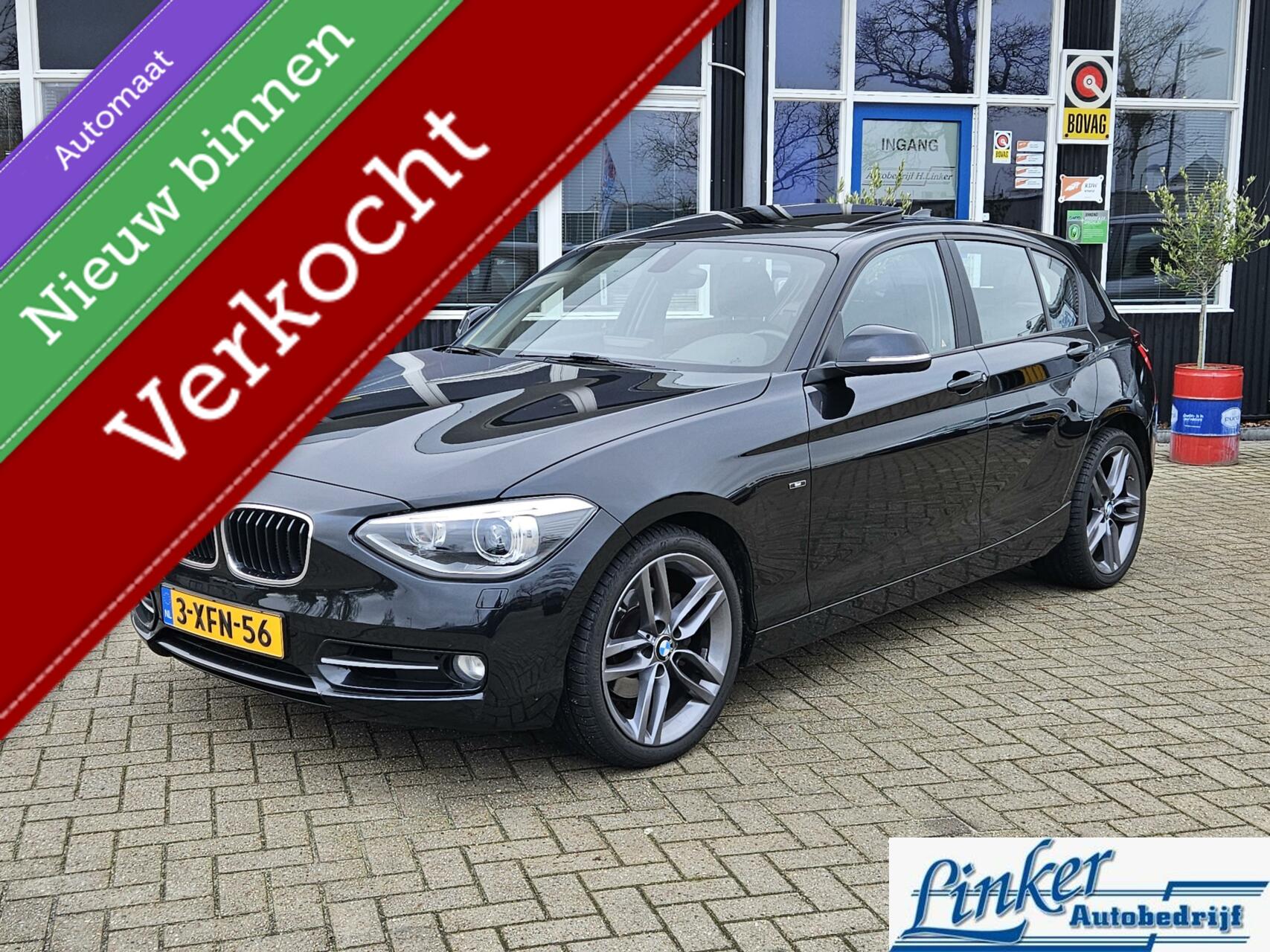 BMW 1-serie 118i SPORT LINE AUTOMAAT SCHUIFDAK NLAUTO STOELVERW