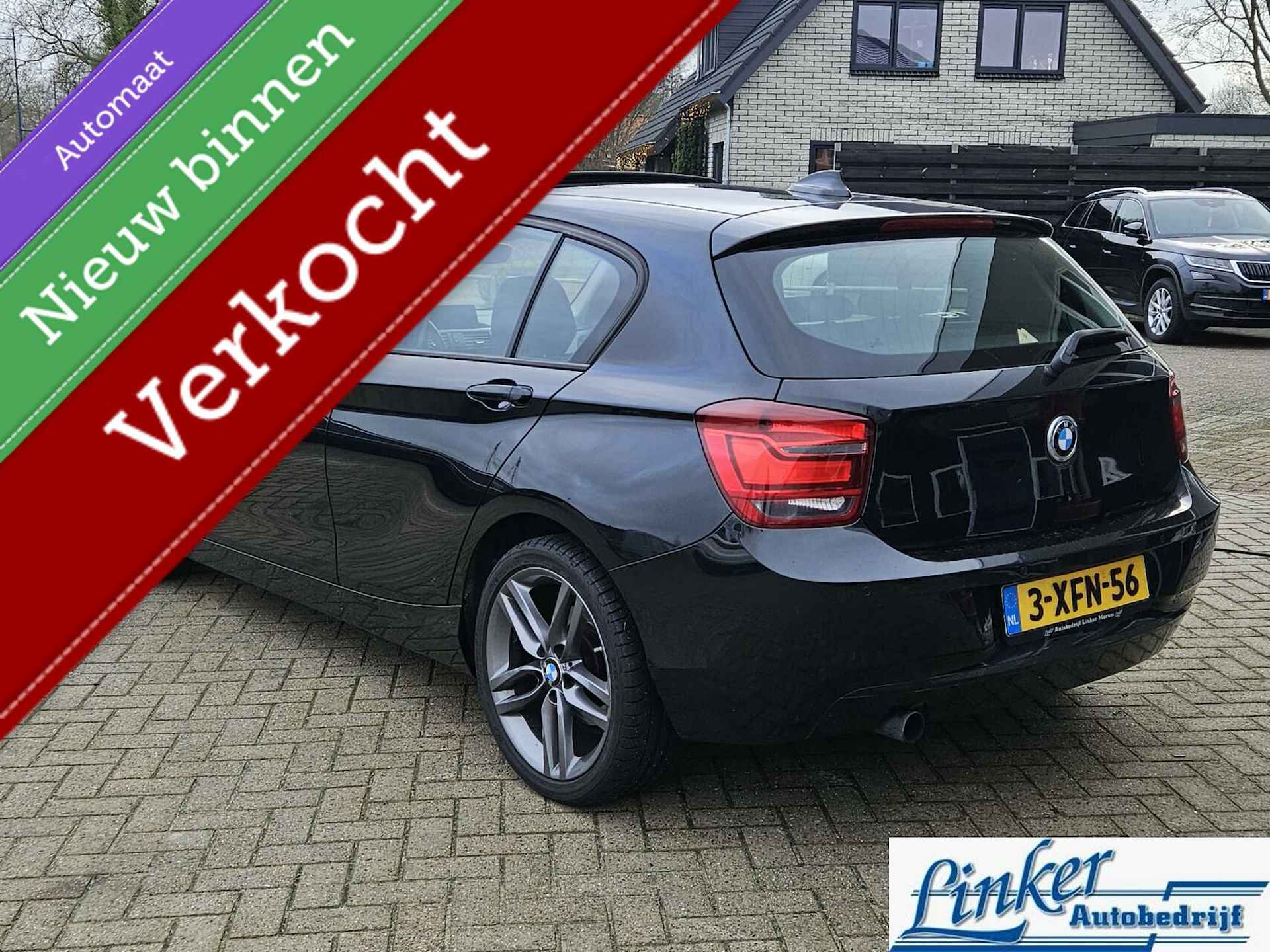 BMW 1-serie 118i SPORT LINE AUTOMAAT SCHUIFDAK NLAUTO STOELVERW - 3/28