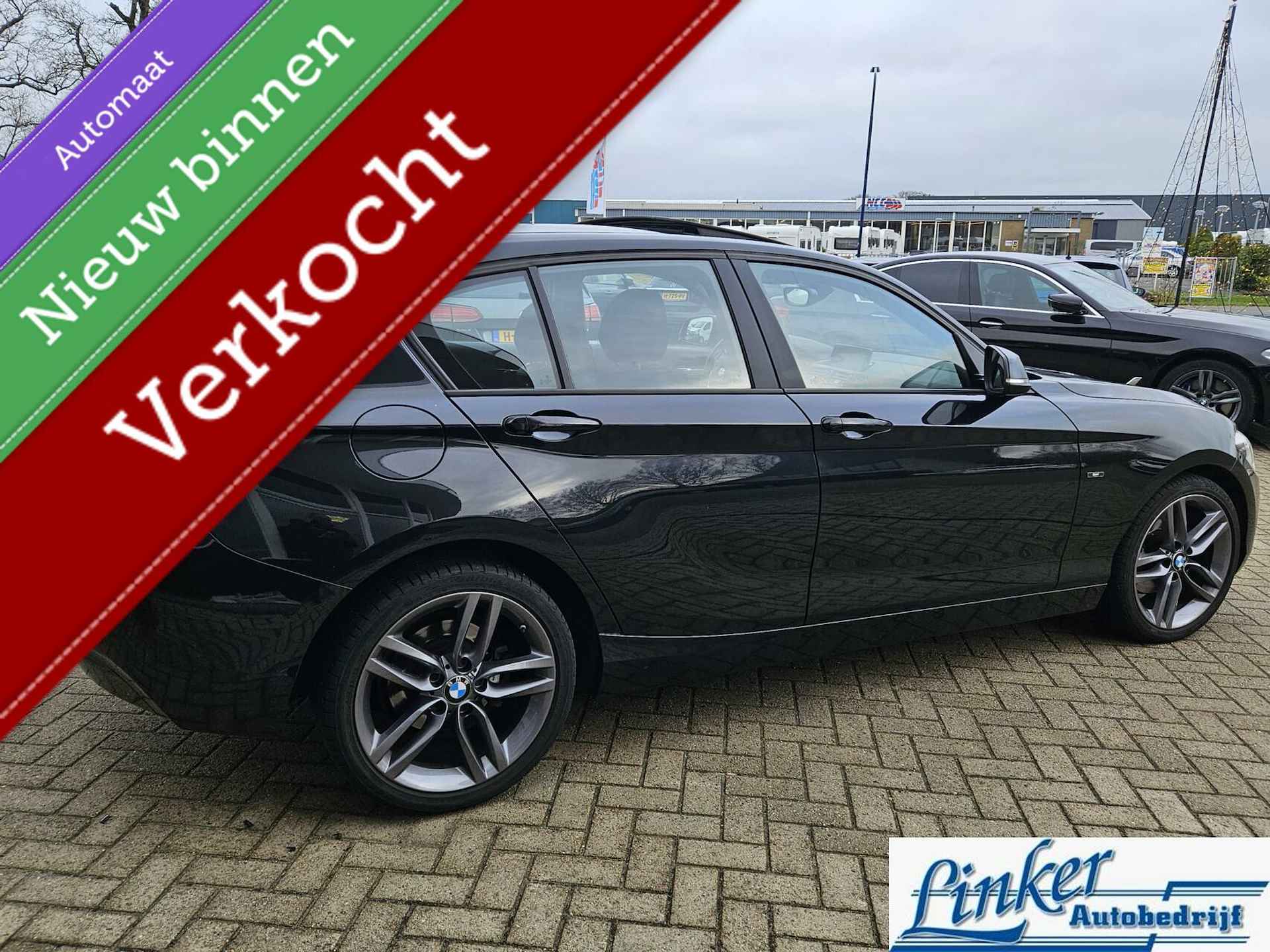 BMW 1-serie 118i SPORT LINE AUTOMAAT SCHUIFDAK NLAUTO STOELVERW - 4/28