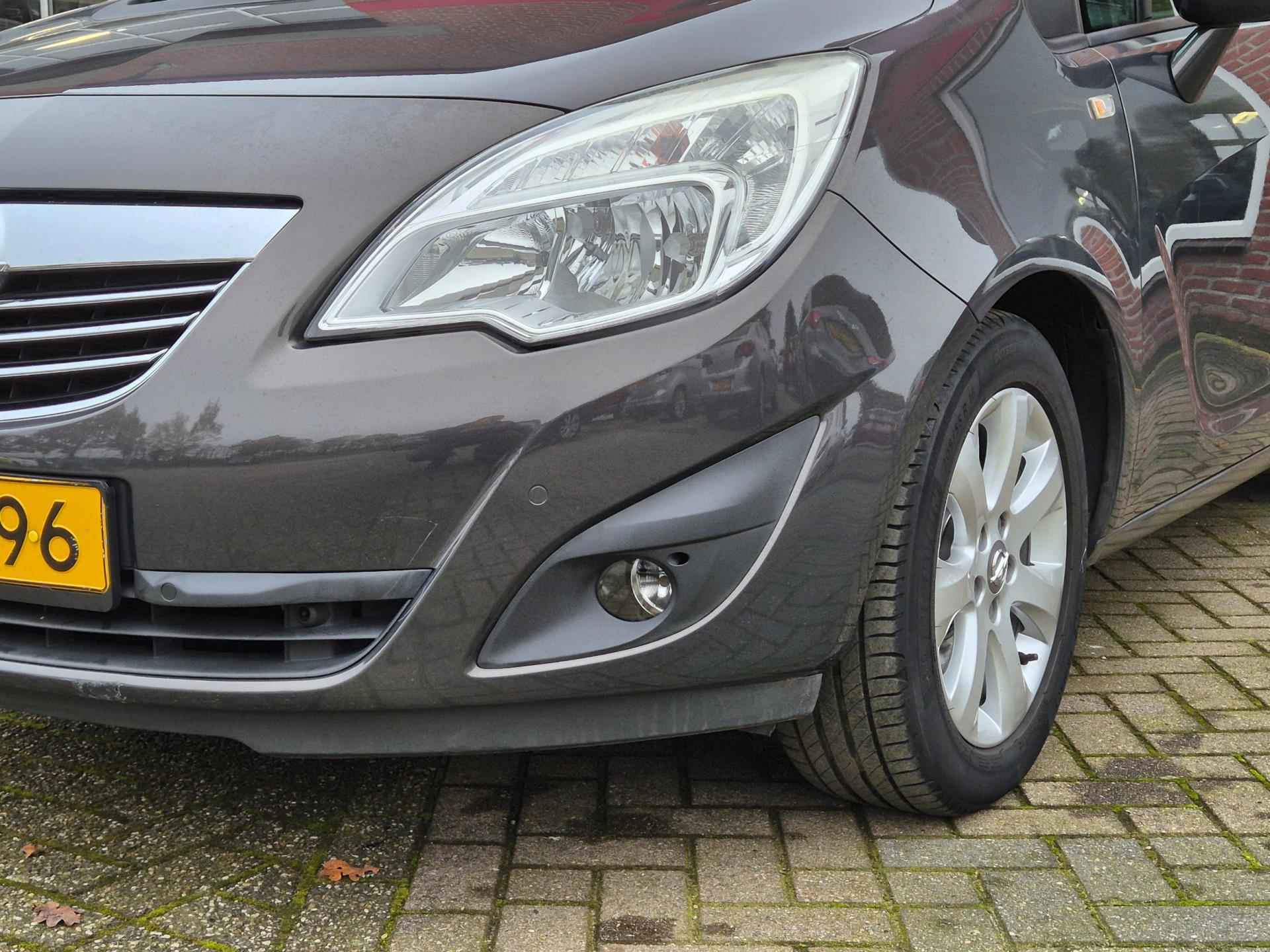 Opel Meriva 1.4 Turbo Cosmo 140PK 5drs AUTOMAAT clima, cruise, navi, lmv, trekhaak RIJKLAAR - 8/17