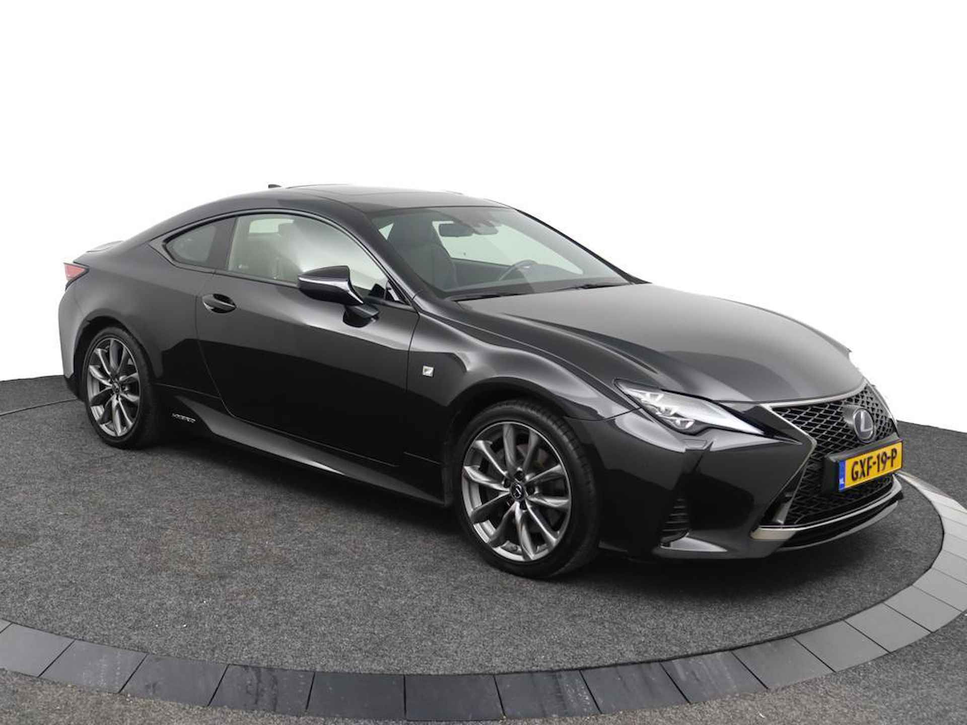 Lexus RC 300h F Sport Premium | Schuif-/kanteldak | Mark Levinson | Stoelkoeling | Blind Spot Monitor - 48/50