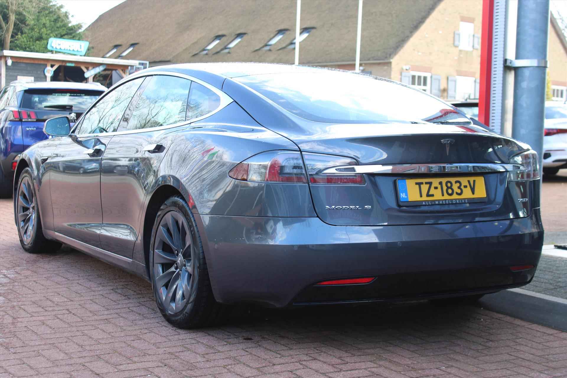 TESLA Model S 75D Base | CCS | Half-Leder | Privacy | Extra nieuwe winterbandenset | Orig. NL | Auto-Pilot | Premium Connectivity | - 4/16