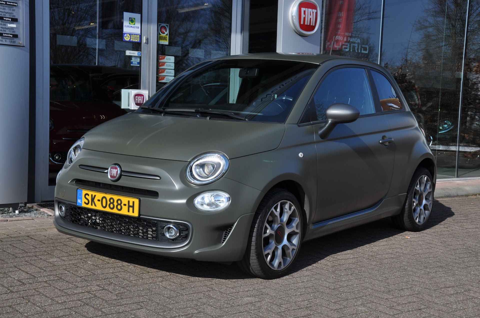 Fiat 500 Verde Mill. zeer lage km's! 0.9 TwinAir T Sp.