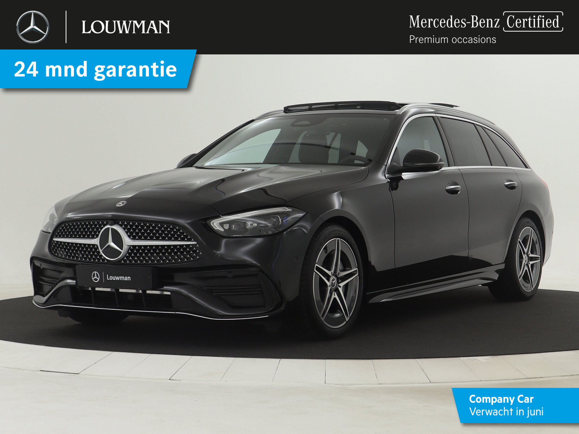Mercedes-Benz C-Klasse Estate 180 AMG Line | Trekhaak | Digital Light | Memorypakket | Smartphone-integratie |  Panorama-schuifdak | MBUX augmented reality voor navigatie | Parkeerpakket met 360°-camera |