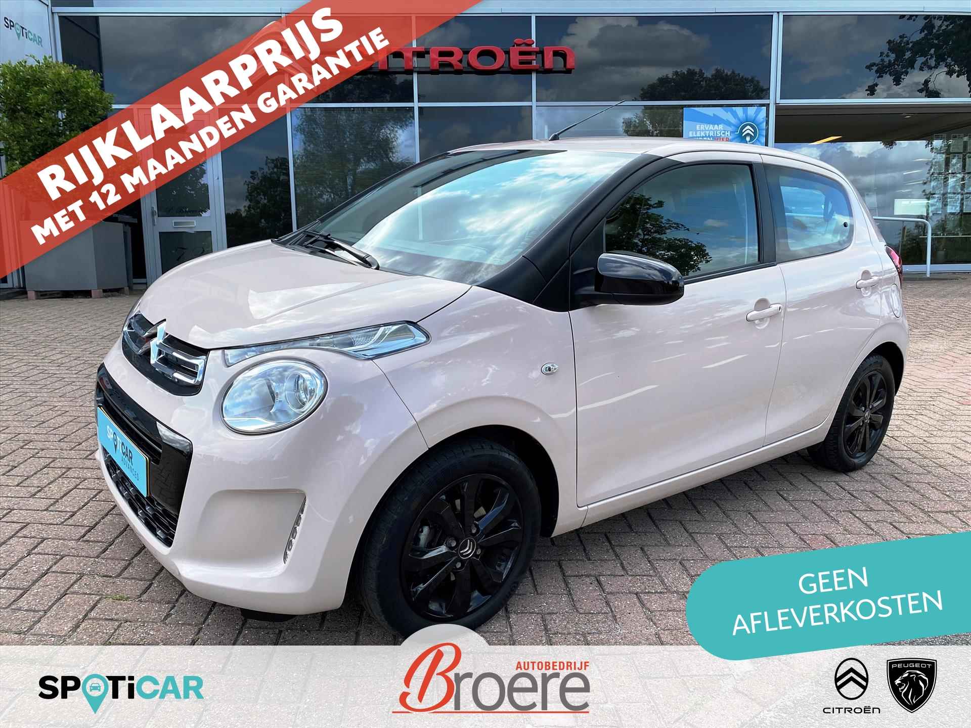 CITROEN C1 1.0 VTi 72PK5D Shine | touchscreen audio met navigatie en bluetooth, airco, navigatie, 15 inch velgen, elek ramen, toerenteller - 1/53