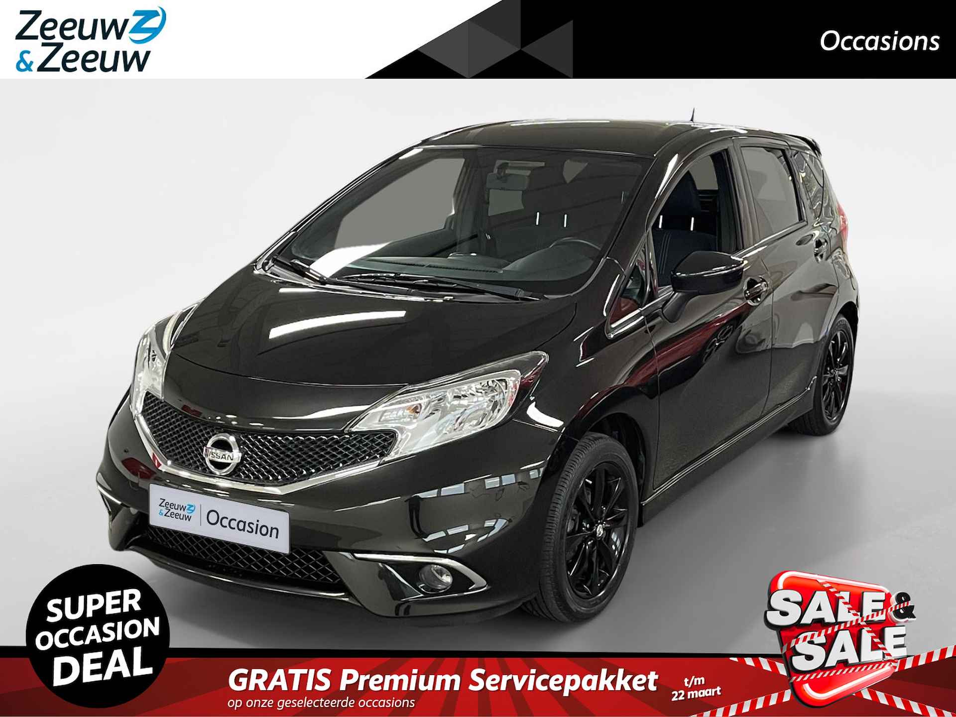 Nissan Note 1.2 Black Edition Airco Navi cruise controle lm velgen dikste uitvoering UNIEK ORGINEEL NEDERLANDSE AUTO