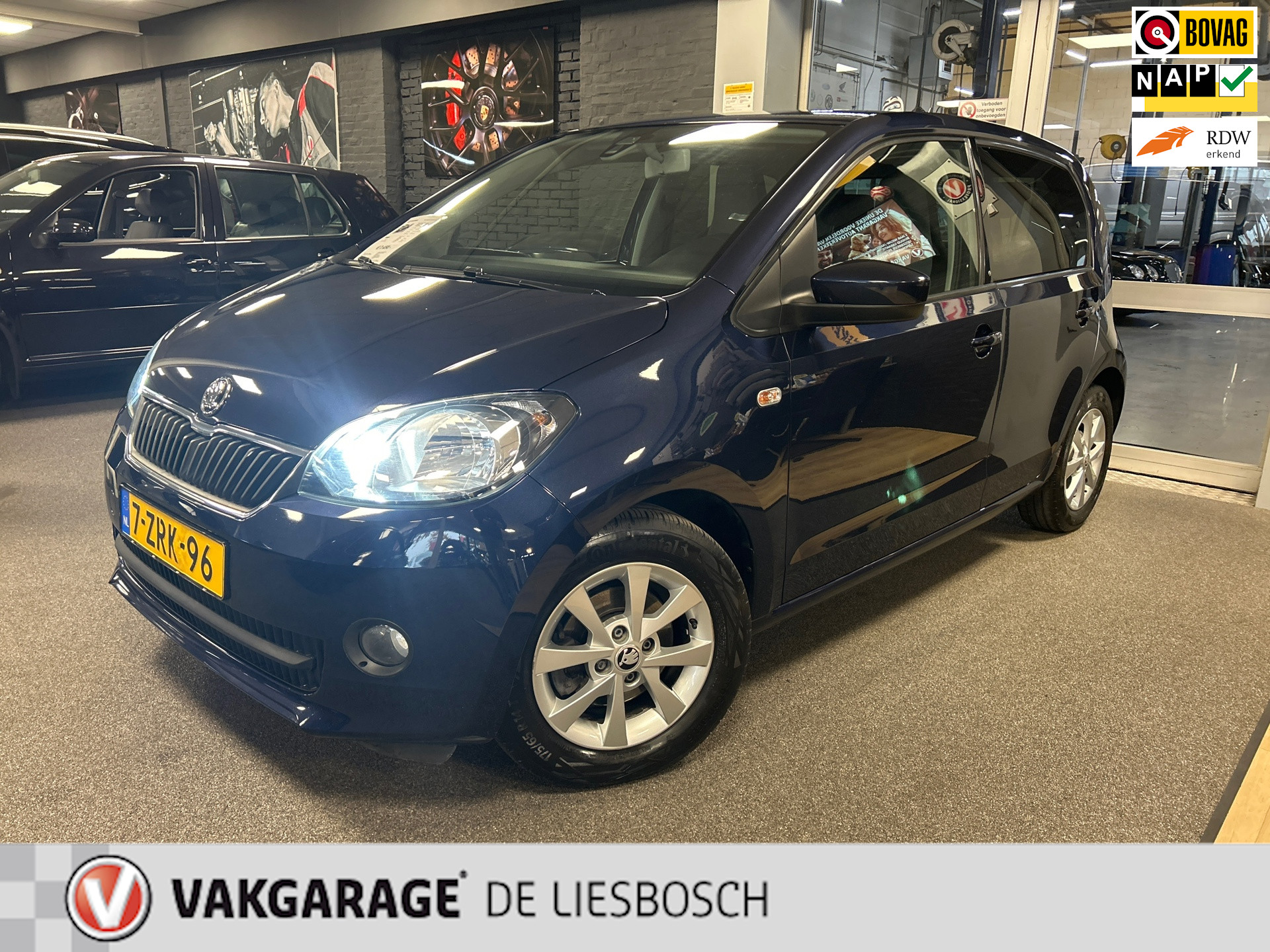 Skoda Citigo 1.0 Greentech Edition,navi,cruisec,airco,lm velge,boeken,orig ned