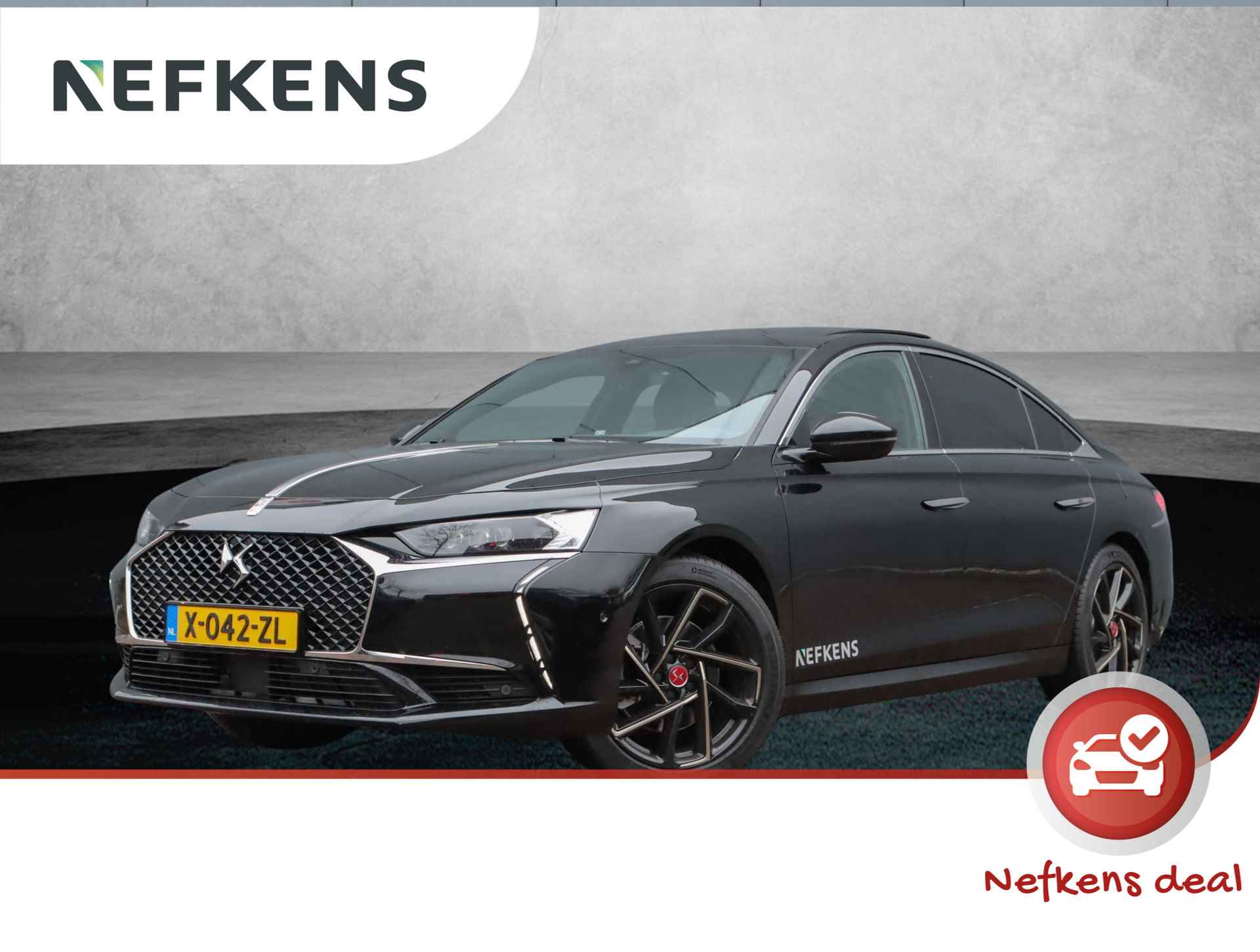 DS 9 250pk E-Tense Performance Line+ (Direct rijden!!/FOCAL/Camera/Alcantara/Glazendak/FULL LED/Keyless) - 1/49