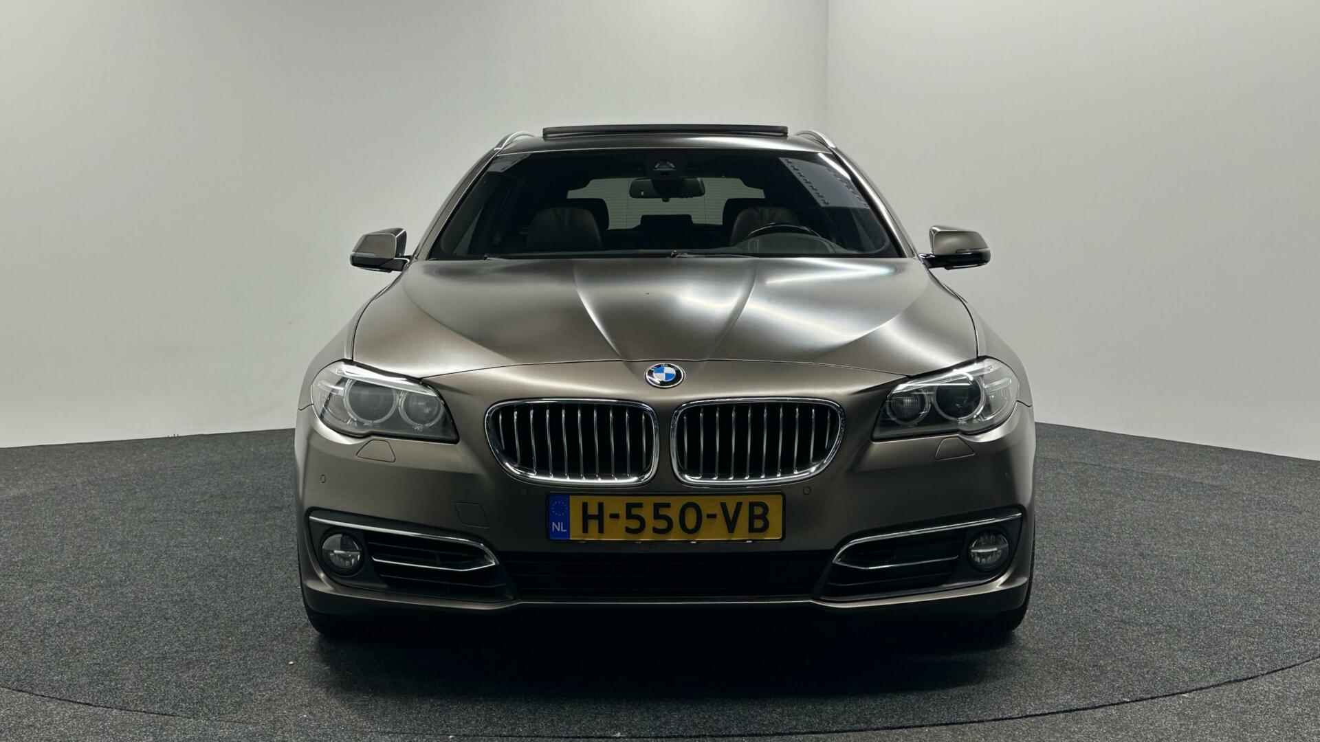 BMW 5-serie Touring 535xd High Executive|H&K|HUD|Pano|Trekhaak|Leer|Unieke Kleur|Stoel/Stuurverwarming| - 7/50