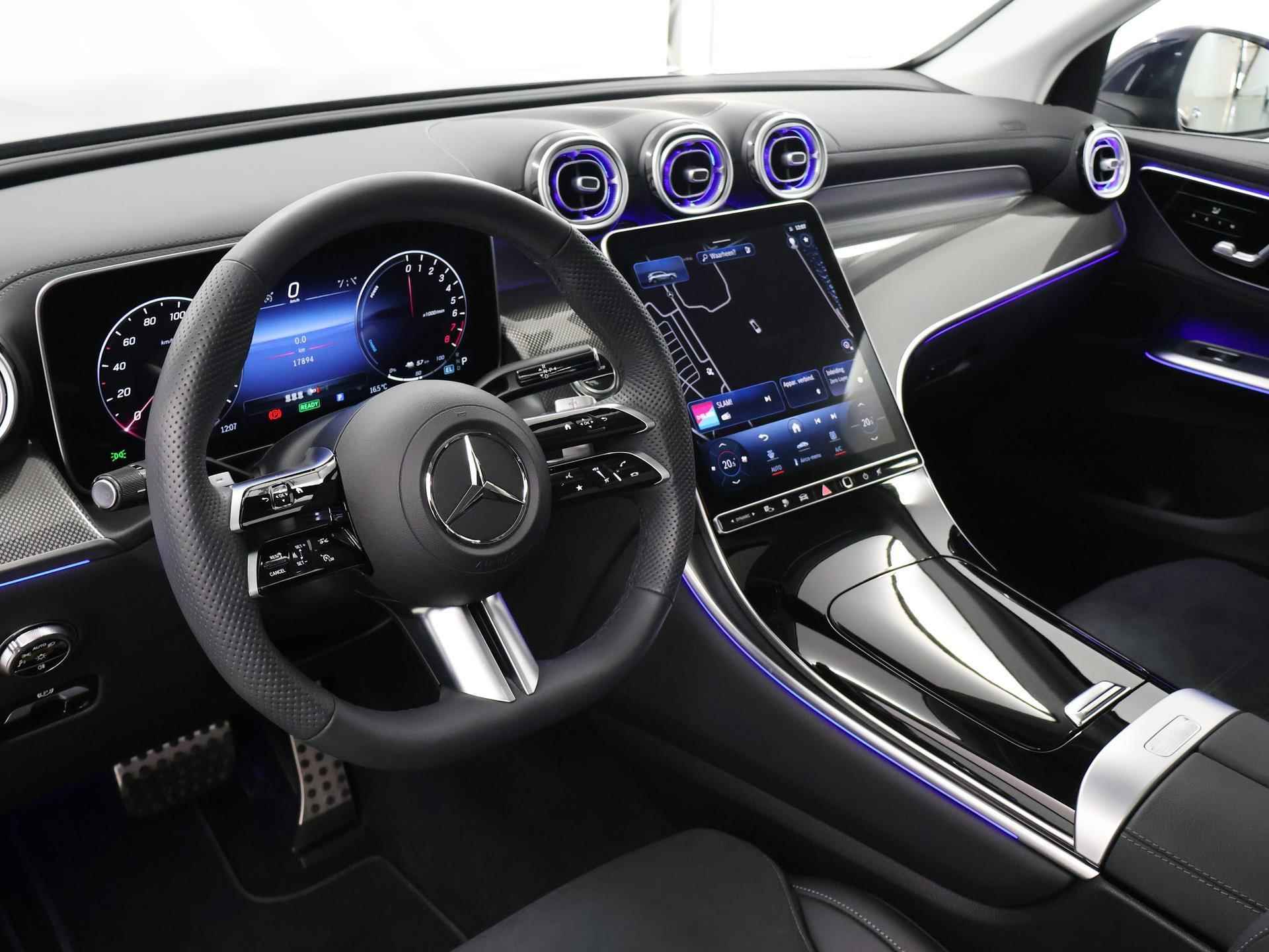 Mercedes-Benz GLC-klasse 300e 4MATIC AMG Line | Panoramadak | Trekhaak | Adaptieve cruise control | Keyless Go | 360 camera | Memory Pakket | Digital light koplampen - 8/52