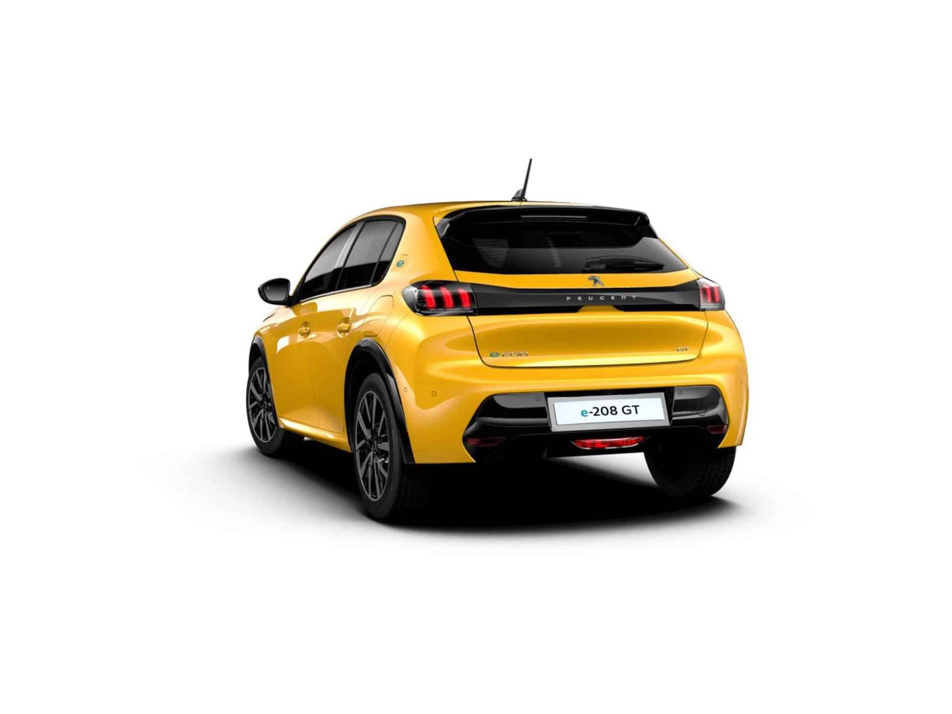Peugeot e-208 GT 50 kWh 136PK | Navigatie | Adaptieve Cruise | 17'' Lichtmetalen velgen | Keyless entry | Dodehoekbewaking | 10'' Touchscreen | Stoelverwarming VOORRAAD VOORDEEL!!!! - 4/11